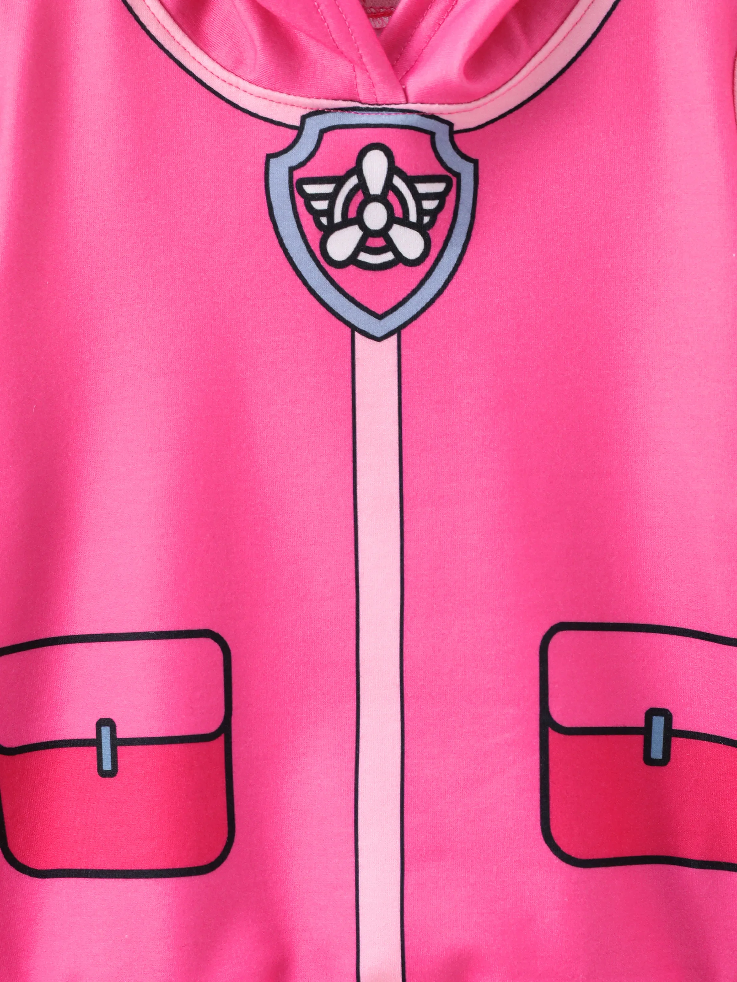 PAW Patrol Toddler Girl 1pc Skye Cosplay Hooded Sweatshirt Pink - Image 6