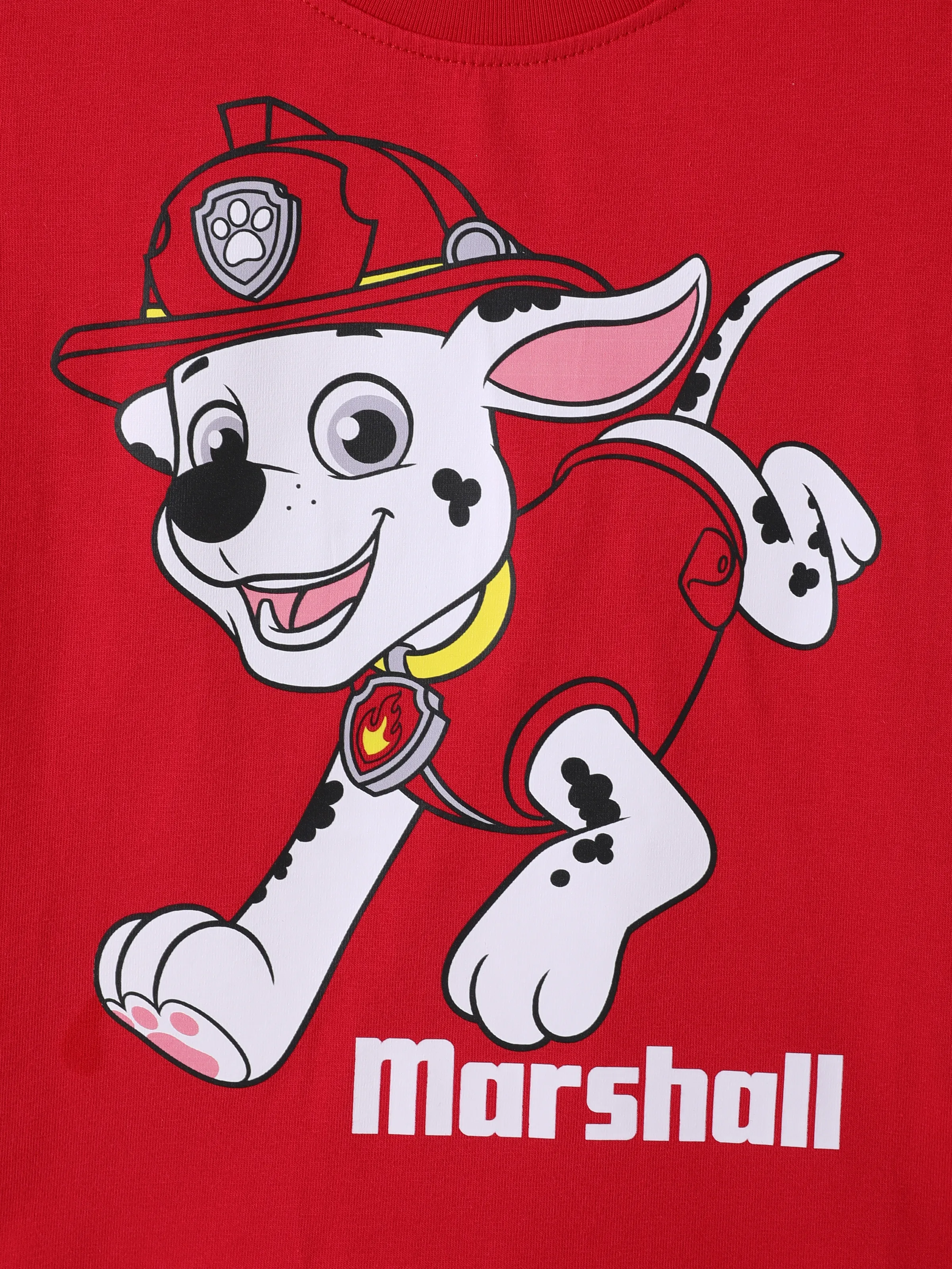 PAW Patrol Toddler Boy Marshall 94% Cotton Short-sleeve Tee Red-2 - Image 2
