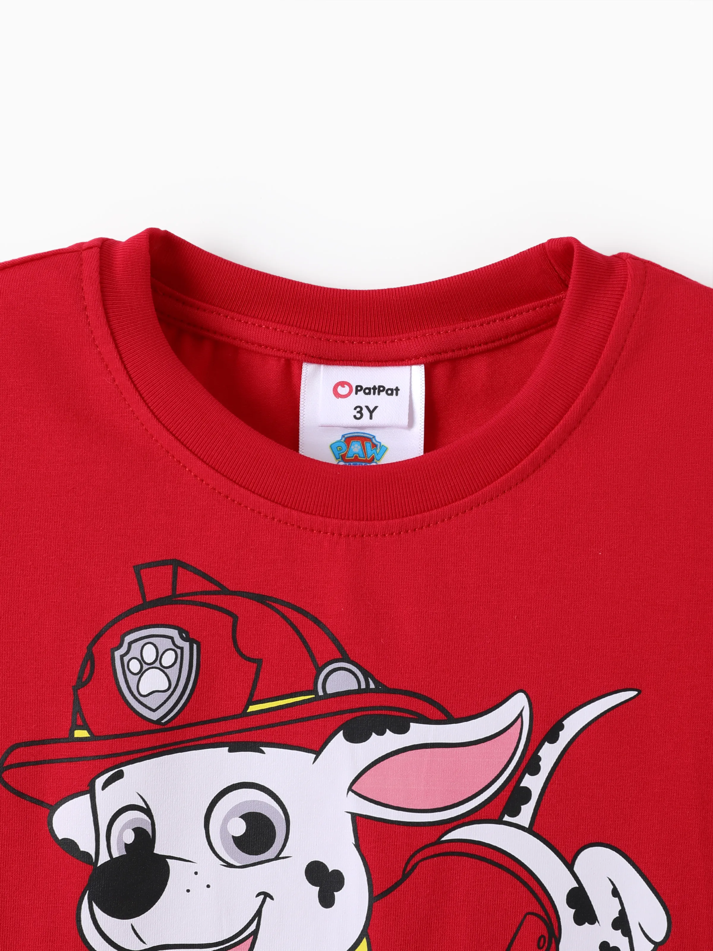 PAW Patrol Toddler Boy Marshall 94% Cotton Short-sleeve Tee Red-2 - Image 4