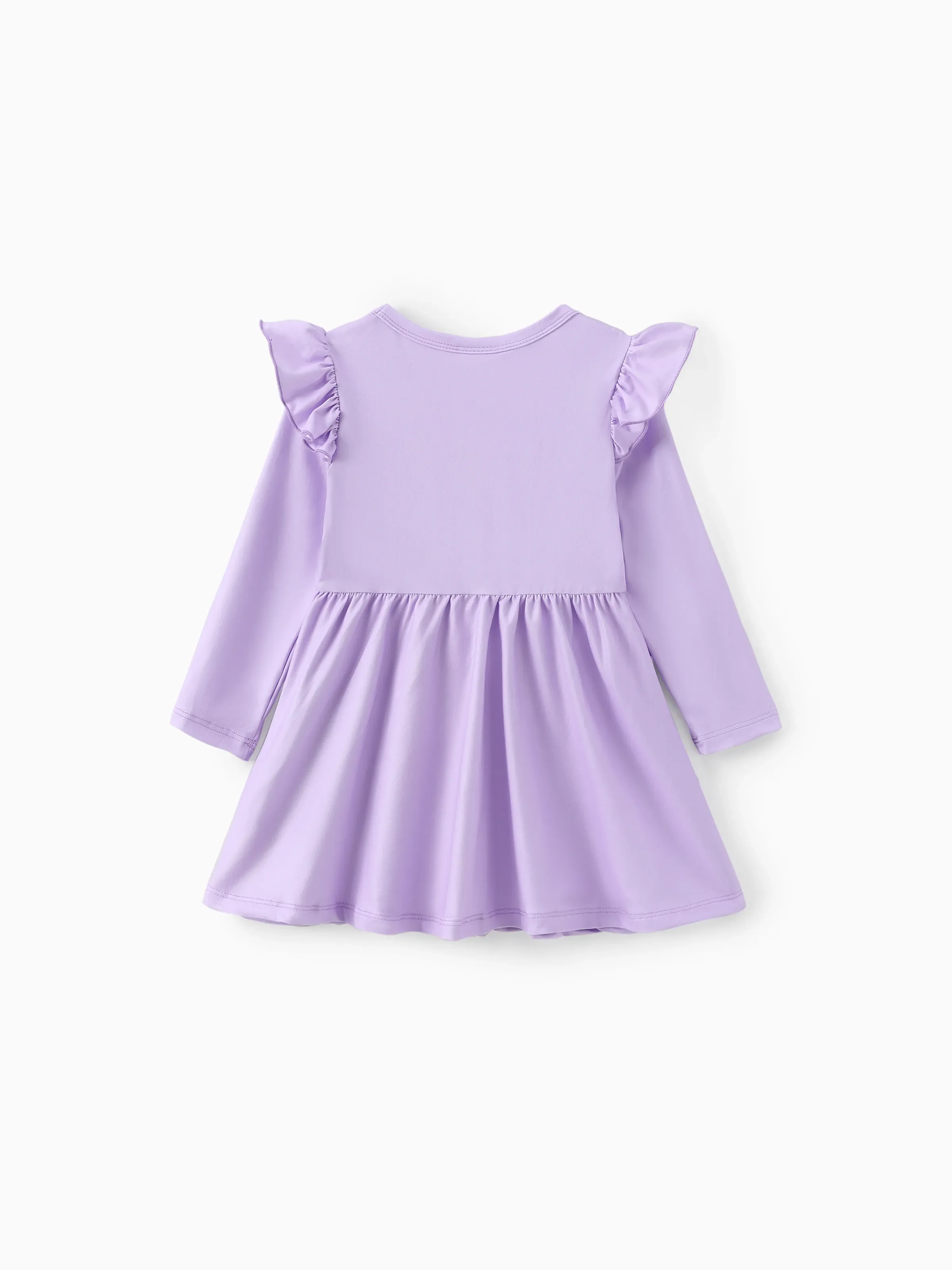 PAW Patrol Toddler Girl Skye&Everest Ruffle Dress Purple - Image 2