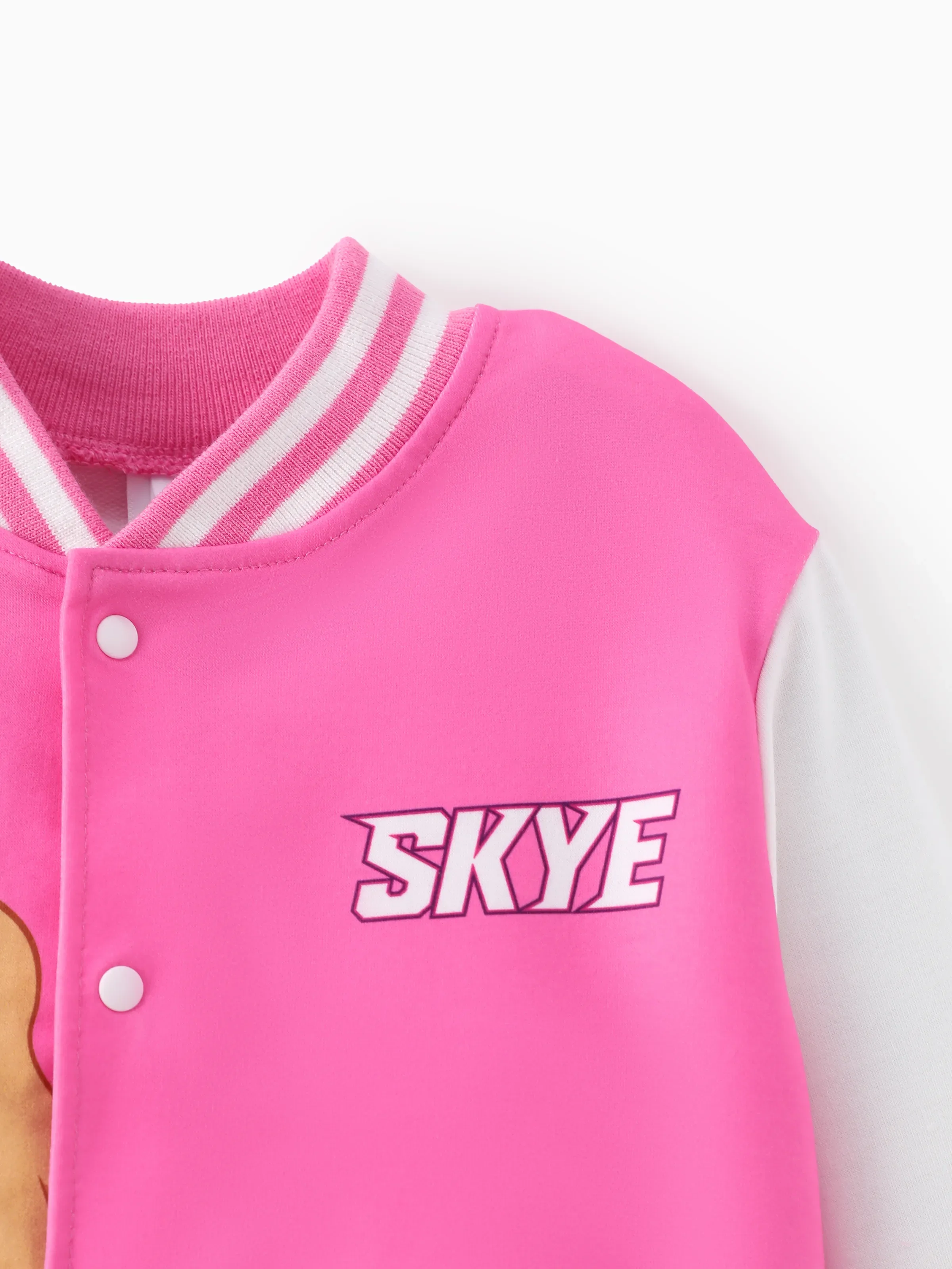 Paw Patrol Toddler Girls/Boys Character Print Bomber Jacket Pink - Image 5