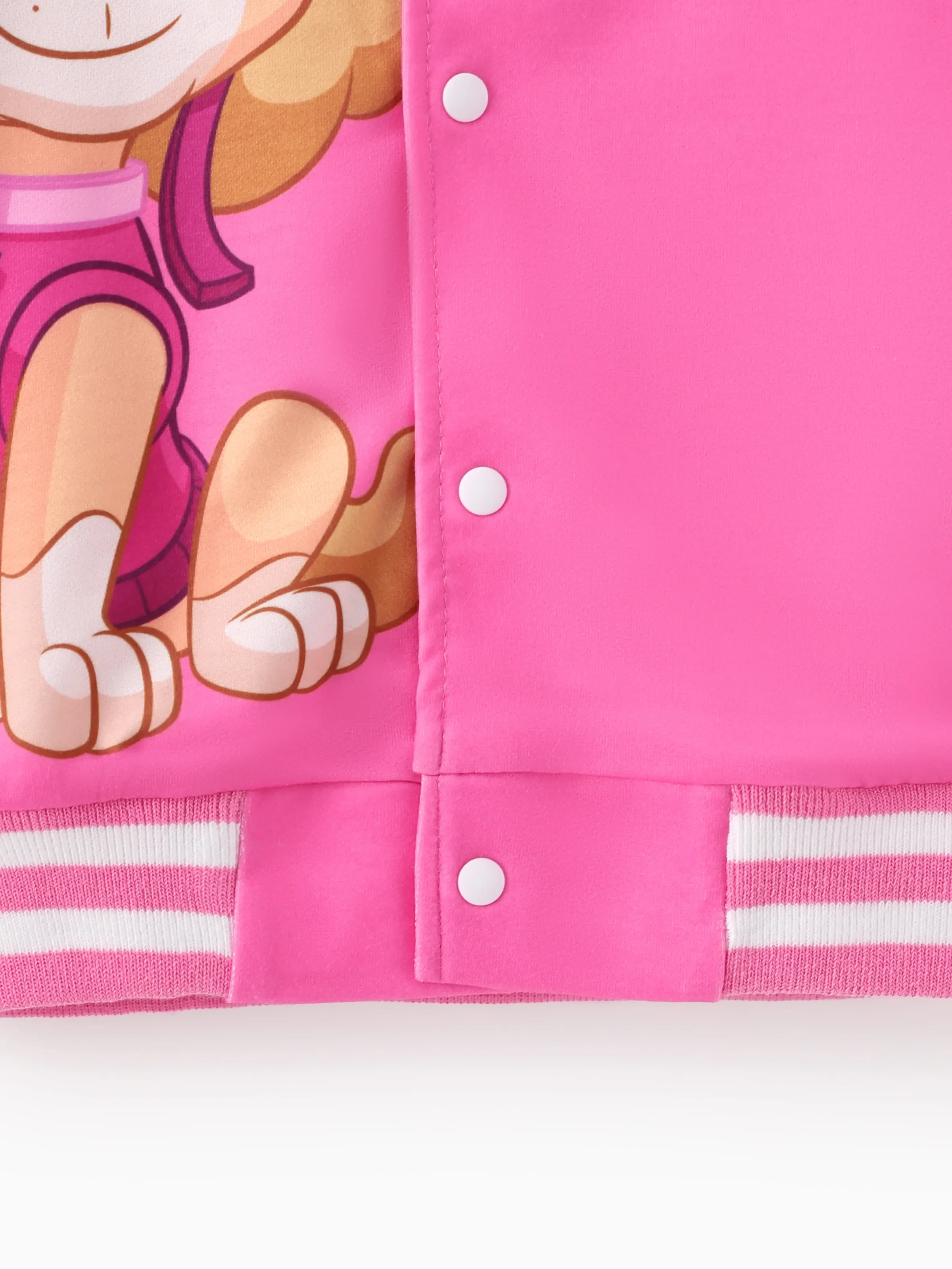 Paw Patrol Toddler Girls/Boys Character Print Bomber Jacket Pink - Image 6