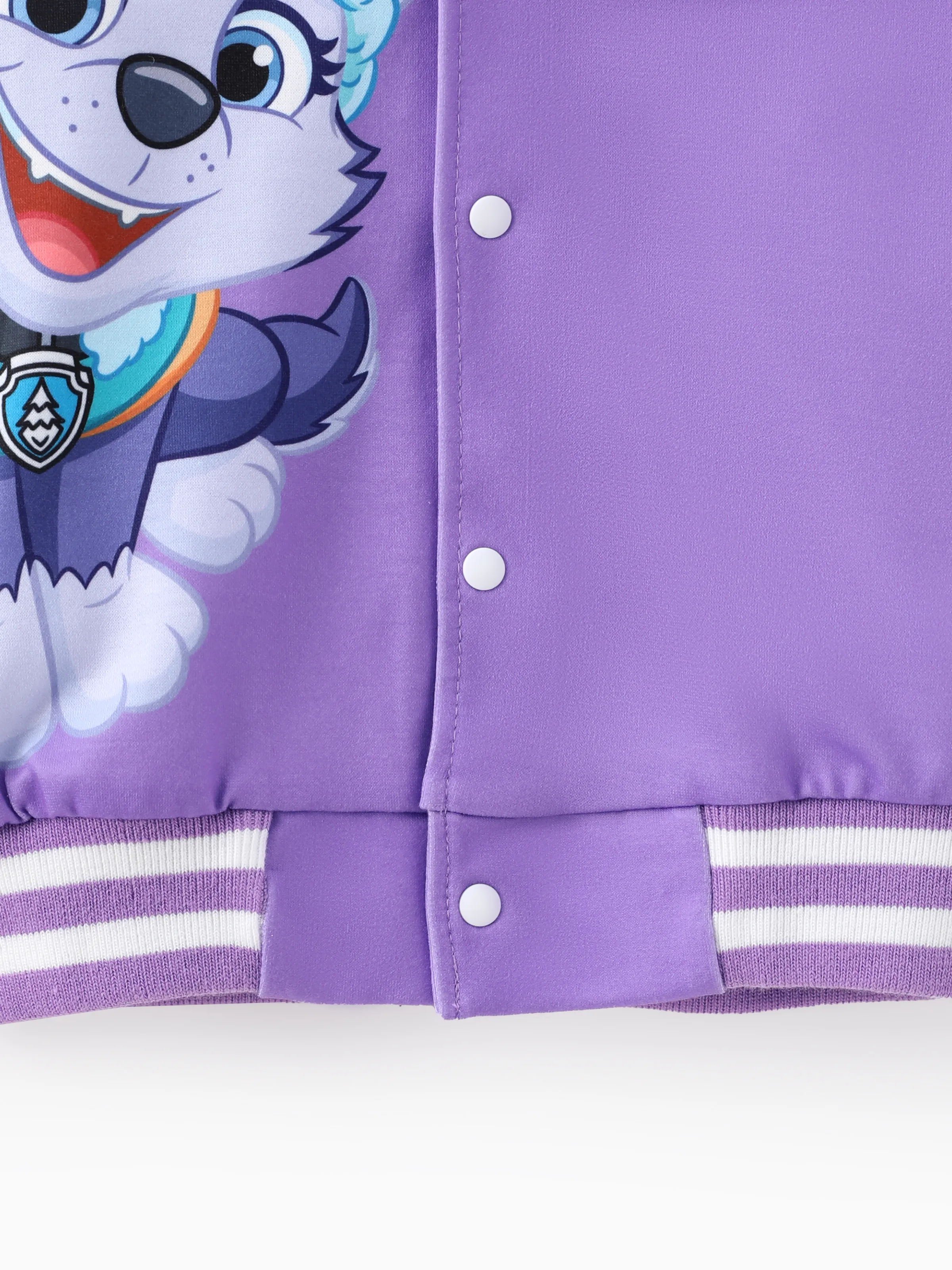 Paw Patrol Toddler Girls/Boys Character Print Bomber Jacket Purple - Image 7