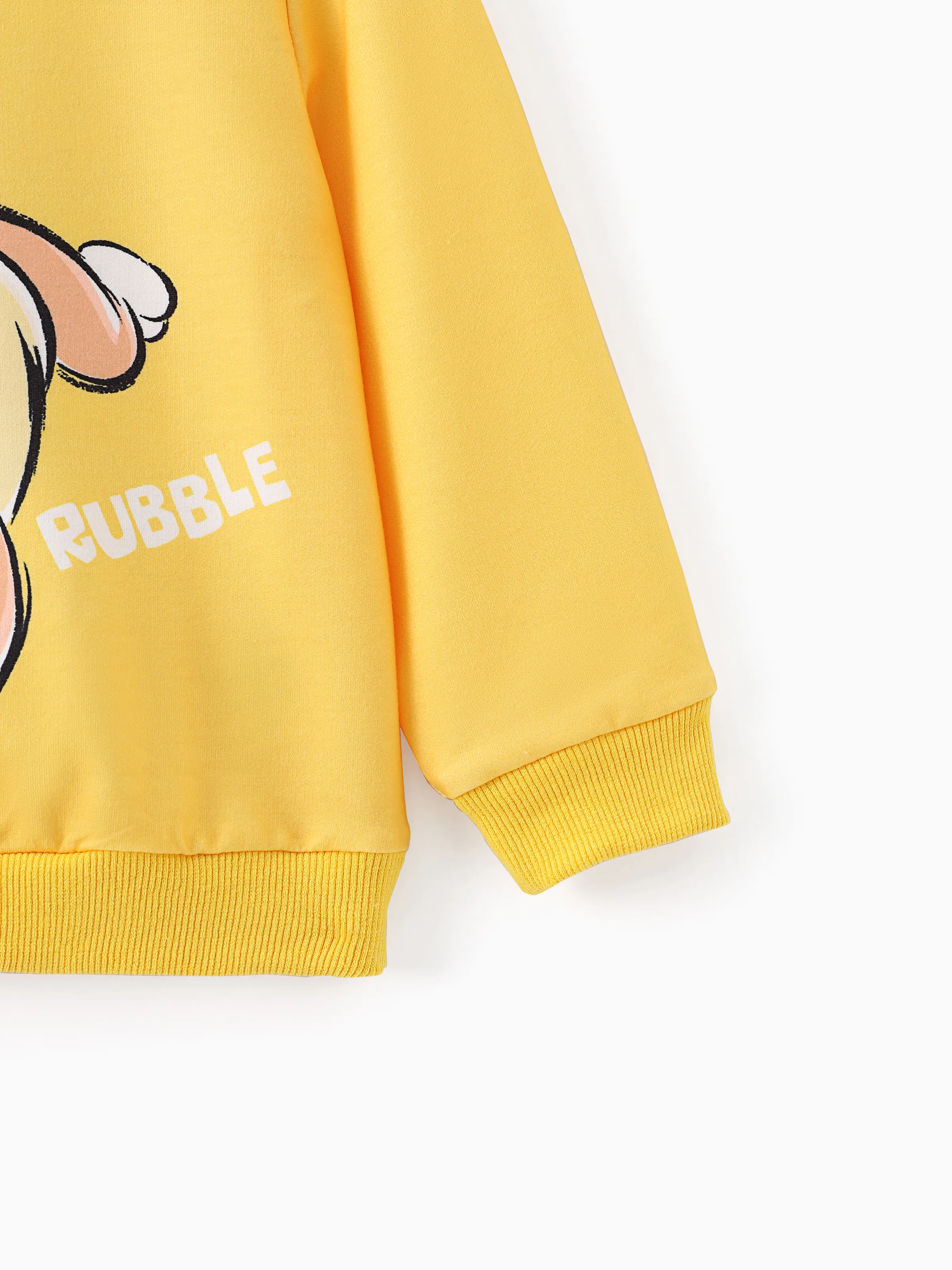 PAW Patrol Toddler Boy Rubble Sweatshirt Yellow - Image 4