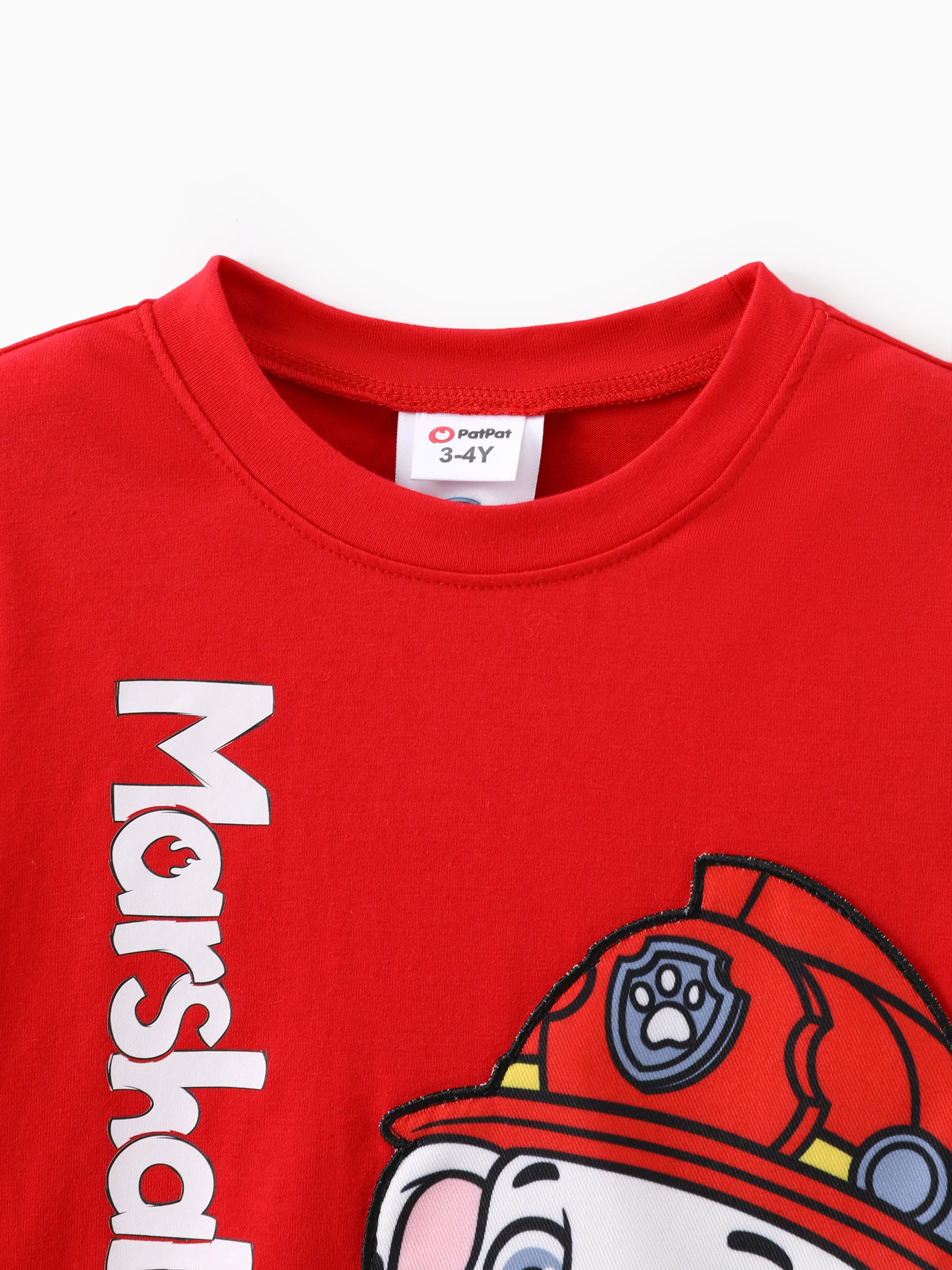 PAW Patrol Toddler Boy Marshall 3D Embroidery Print Sweatshirt Orange red - Image 3