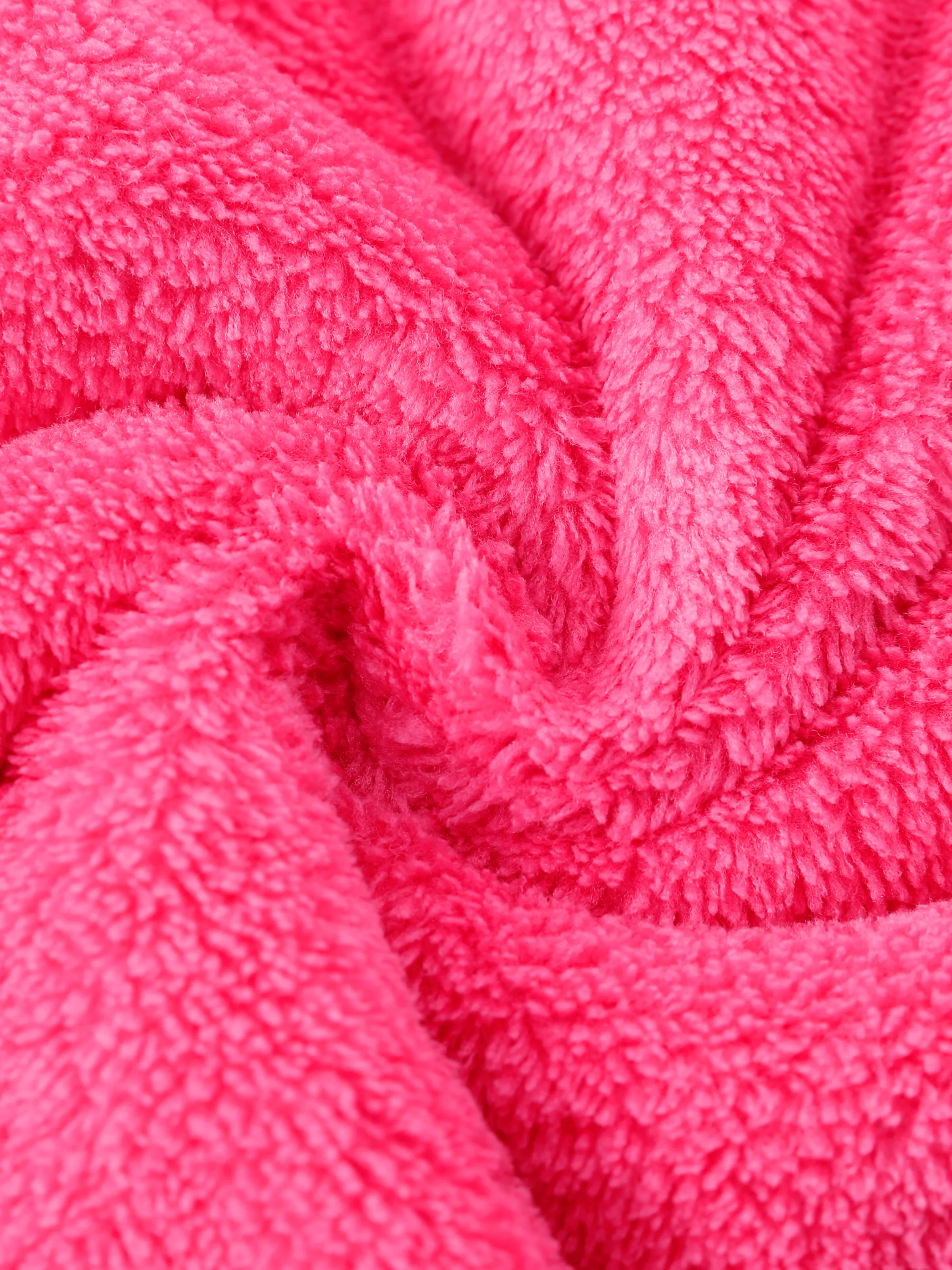 PAW Patrol Toddler/Kid Girl Skye Hooded Terry Cloth Swim Cover-up Hot Pink - Image 8