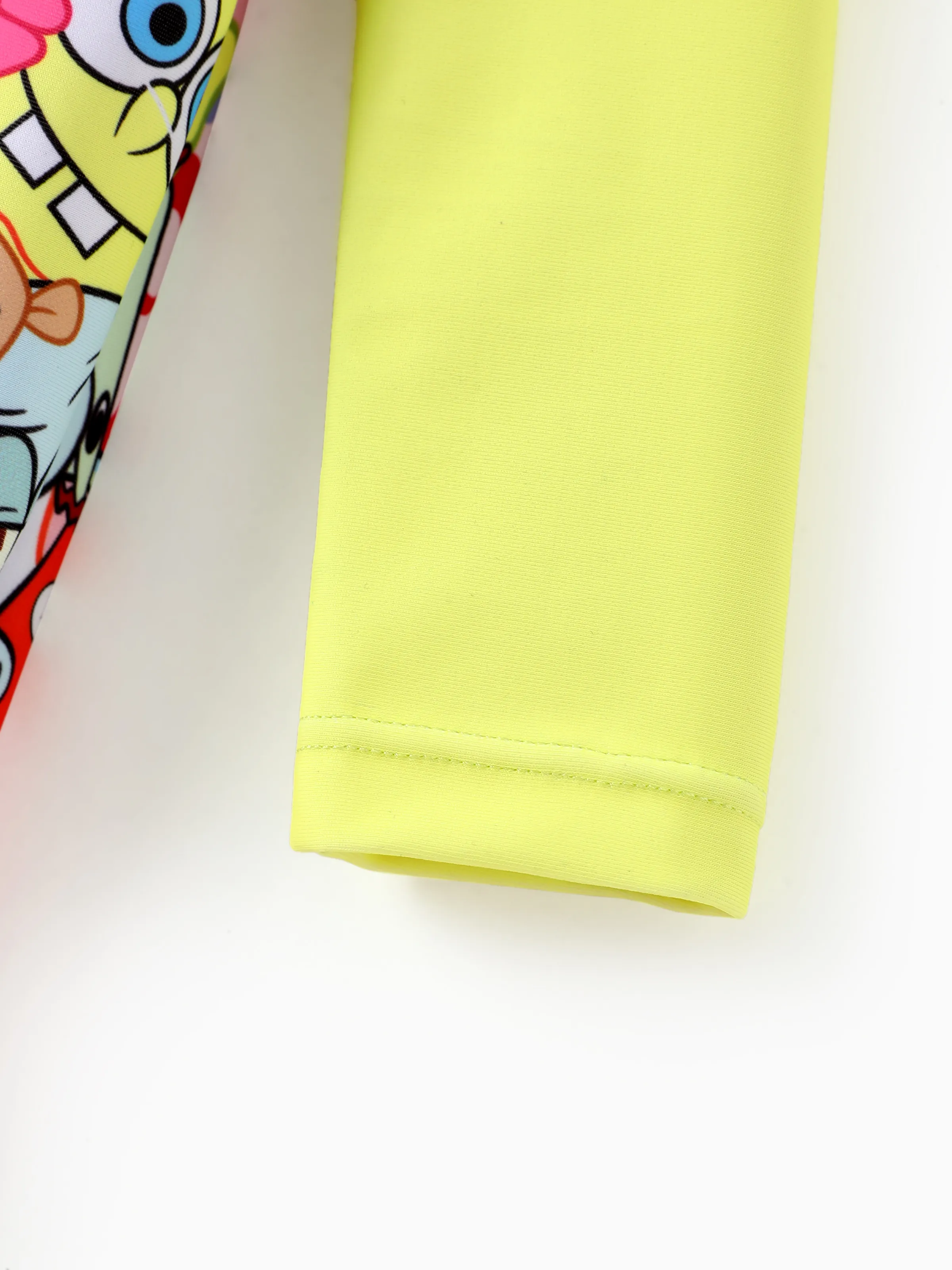 SpongeBob SquarePants Baby/Toddler Girl UPF50+ Colorblock Allover Print Swimsuit  Multi-color - Image 5