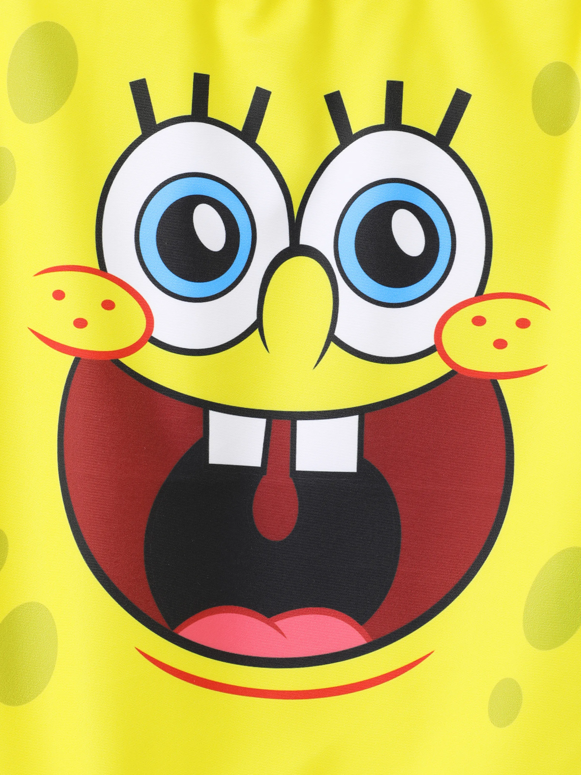 SpongeBob SquarePants Toddler/Kid Girl 1pcs Character Gradient Print Ruffle-hem One-piece UPF 50+ Swimsuit Yellow - Image 2