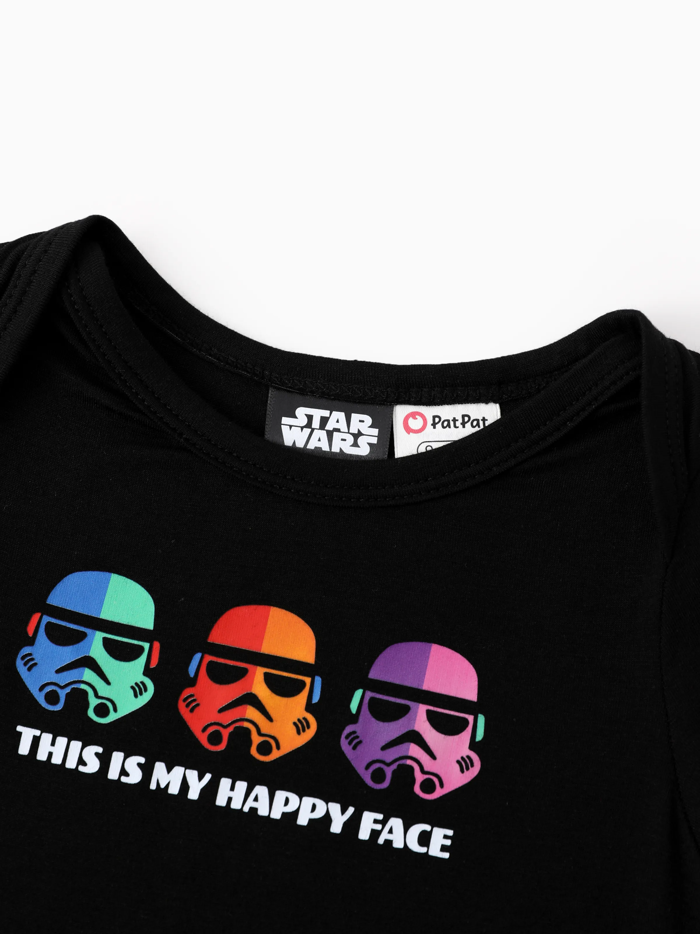 Star Wars Baby Boy 3pcs Childlike Round Neckline Longsleeves Rompers Multi-color - Image 10