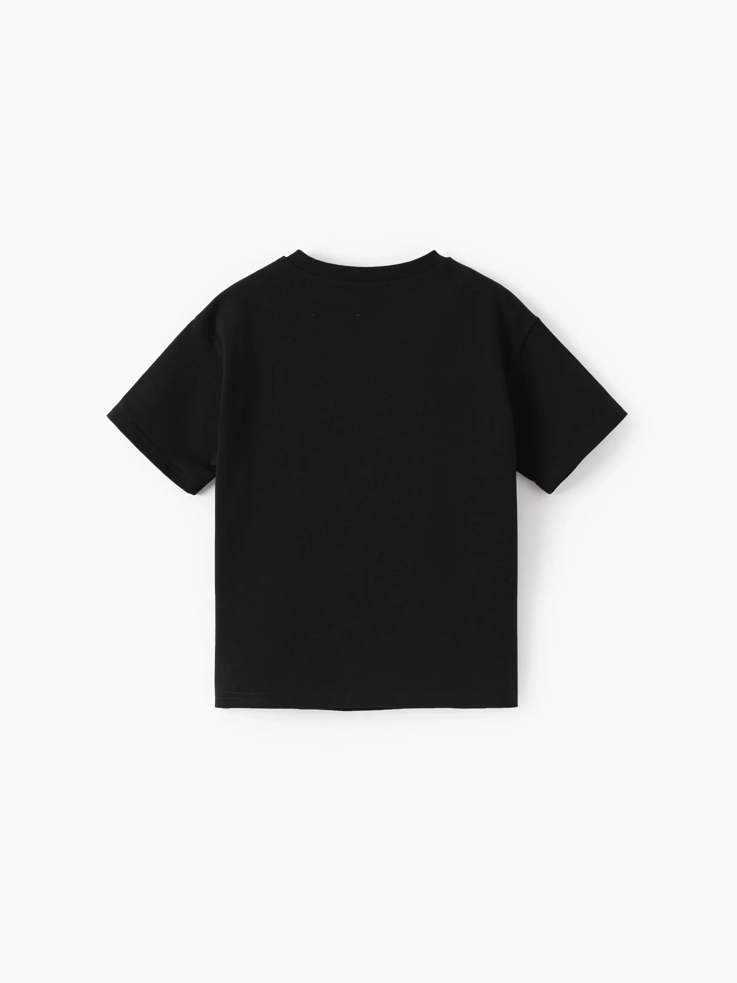 Star Wars Daddy & Me Grogu Cotton Character Print T-shirts Black - Image 5