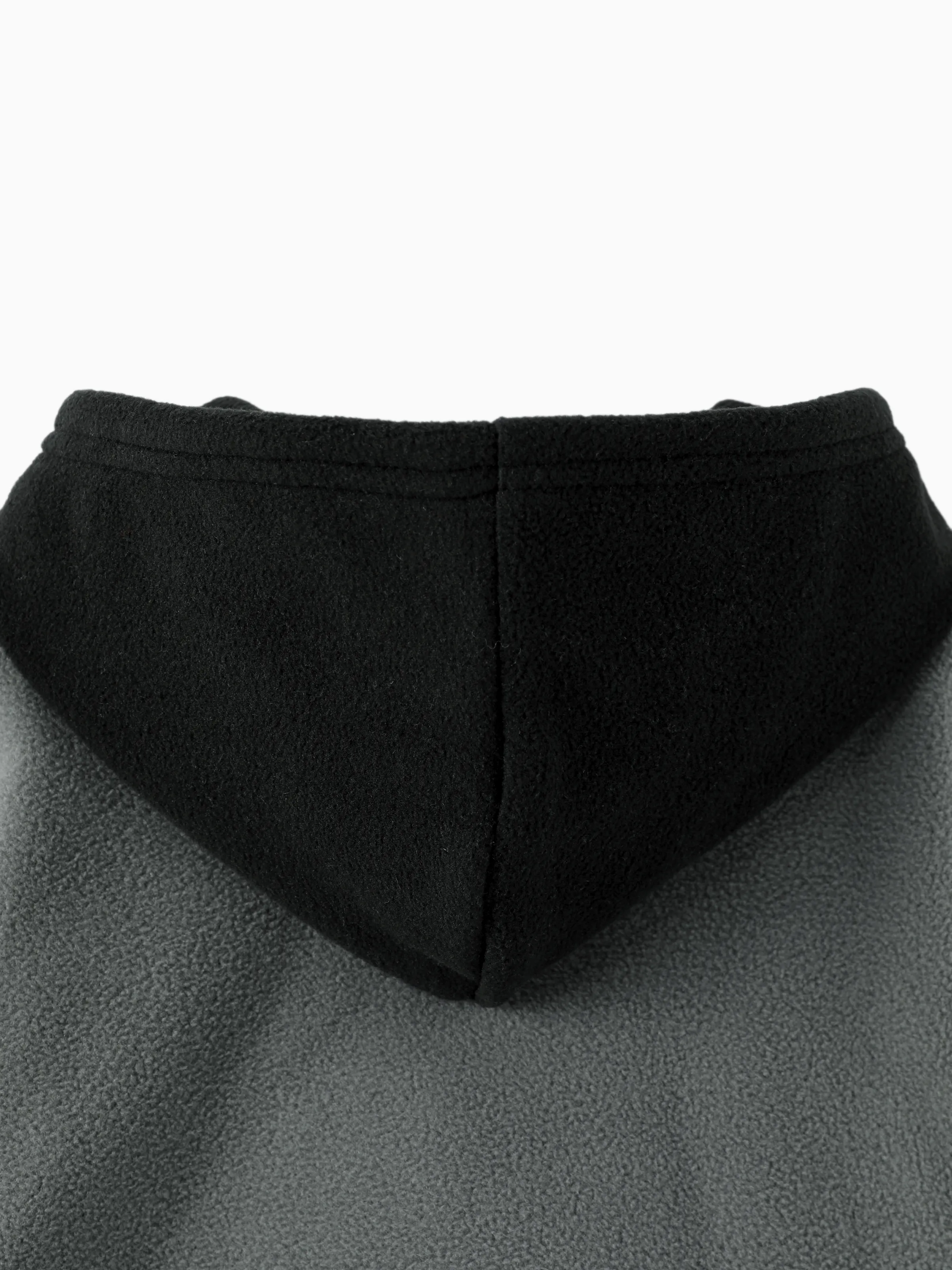 Star Wars Toddler Boy Darth Vader Polar fleece Diagonal-Pocket Hooded Sweatshirt Grey - Image 5