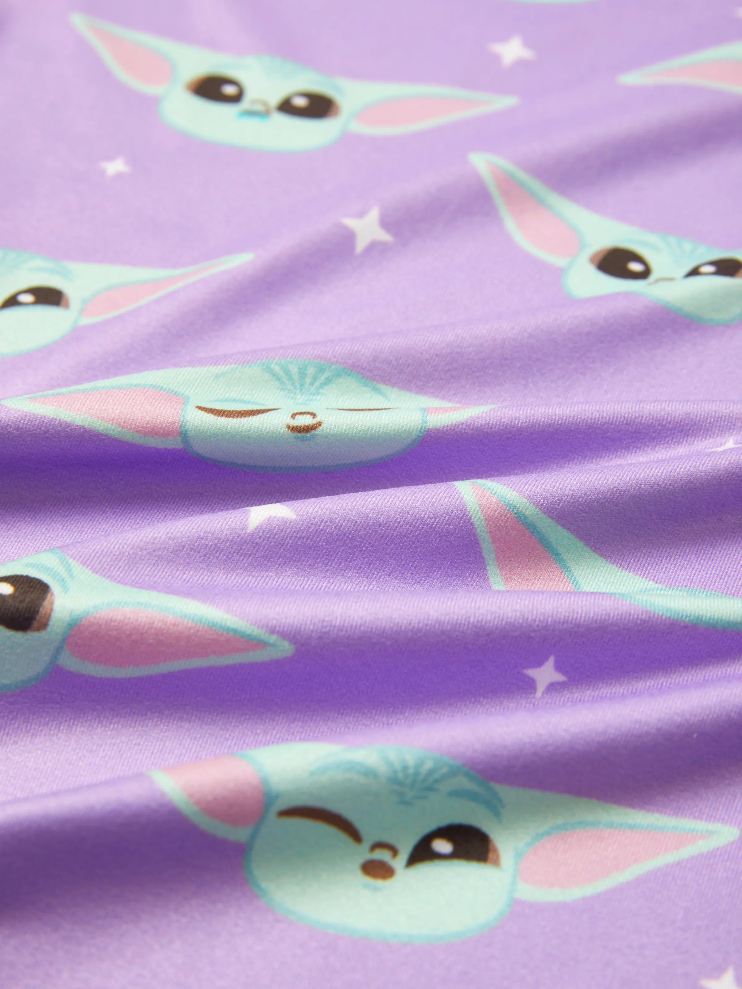 Star Wars Toddler/Kid Girl Grogu Allover Print Sleeveless Dress Purple - Image 6
