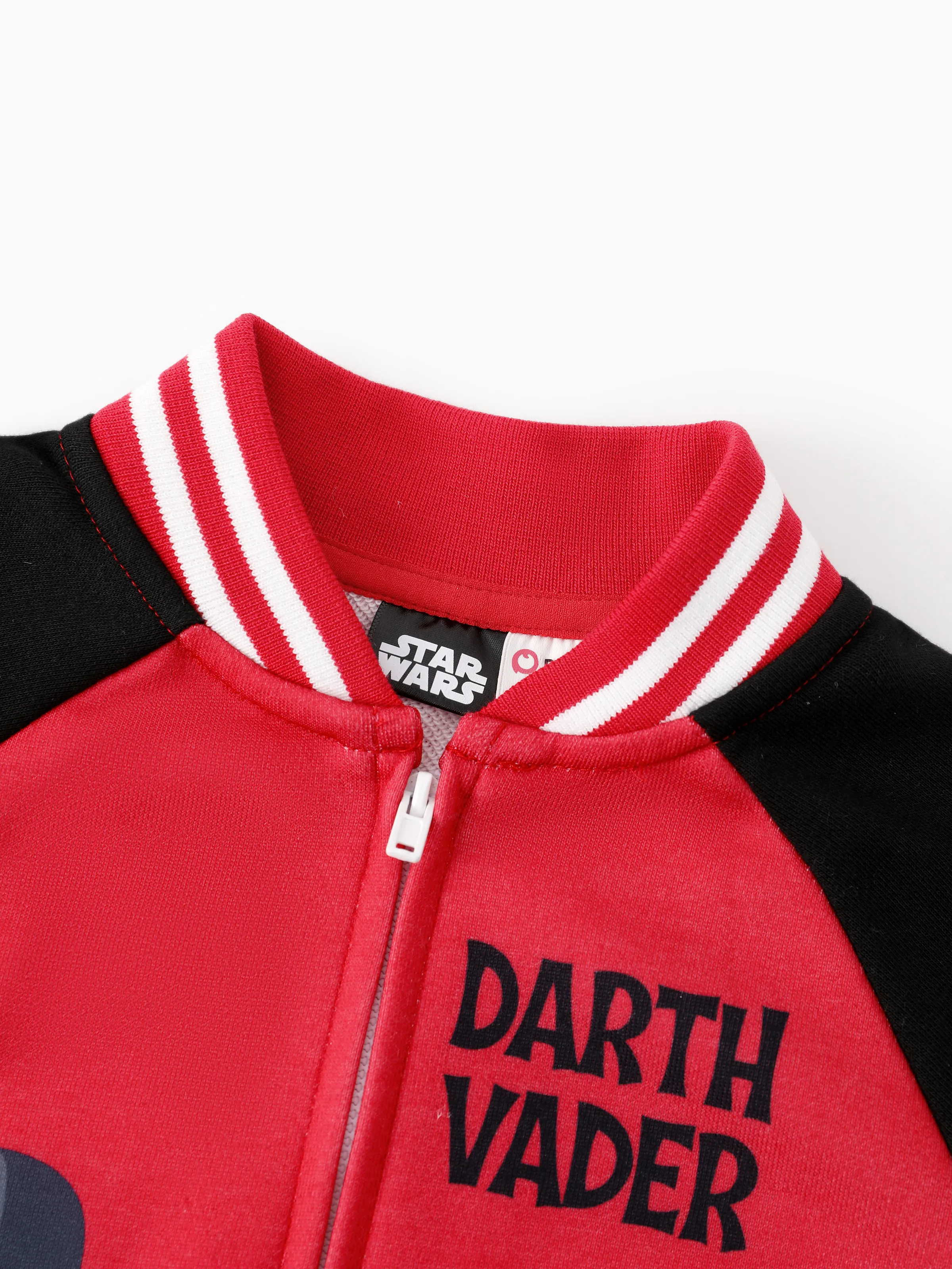 Star Wars Toddler/Kids Boy Darth Vader Childlike Character Graphic Colorblock Bomber Jacket Red - Image 3