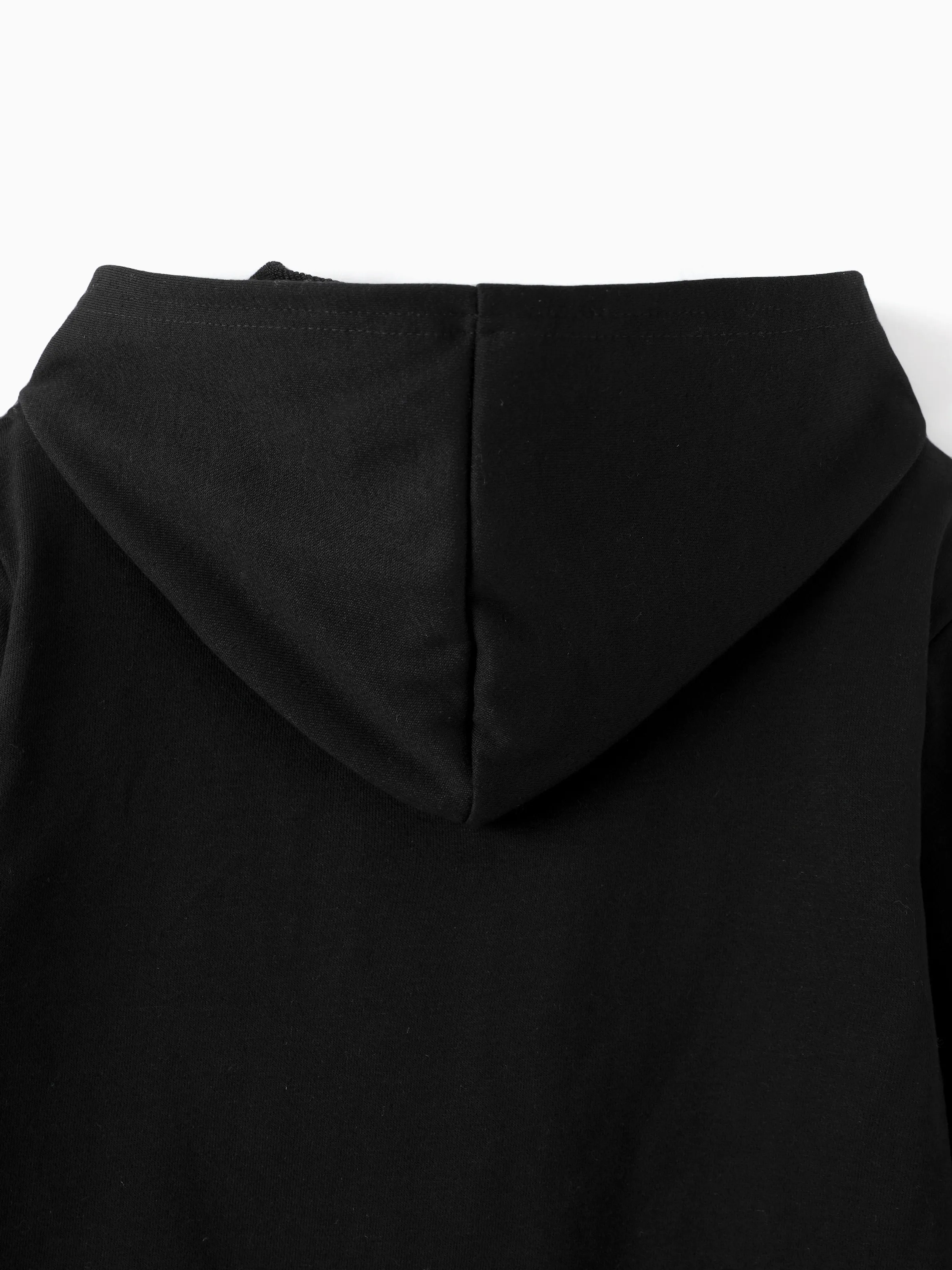 Star Wars Toddler/Kids Boy Grogu Knit Fabric Zip-up Hoodie Jacket Black - Image 7