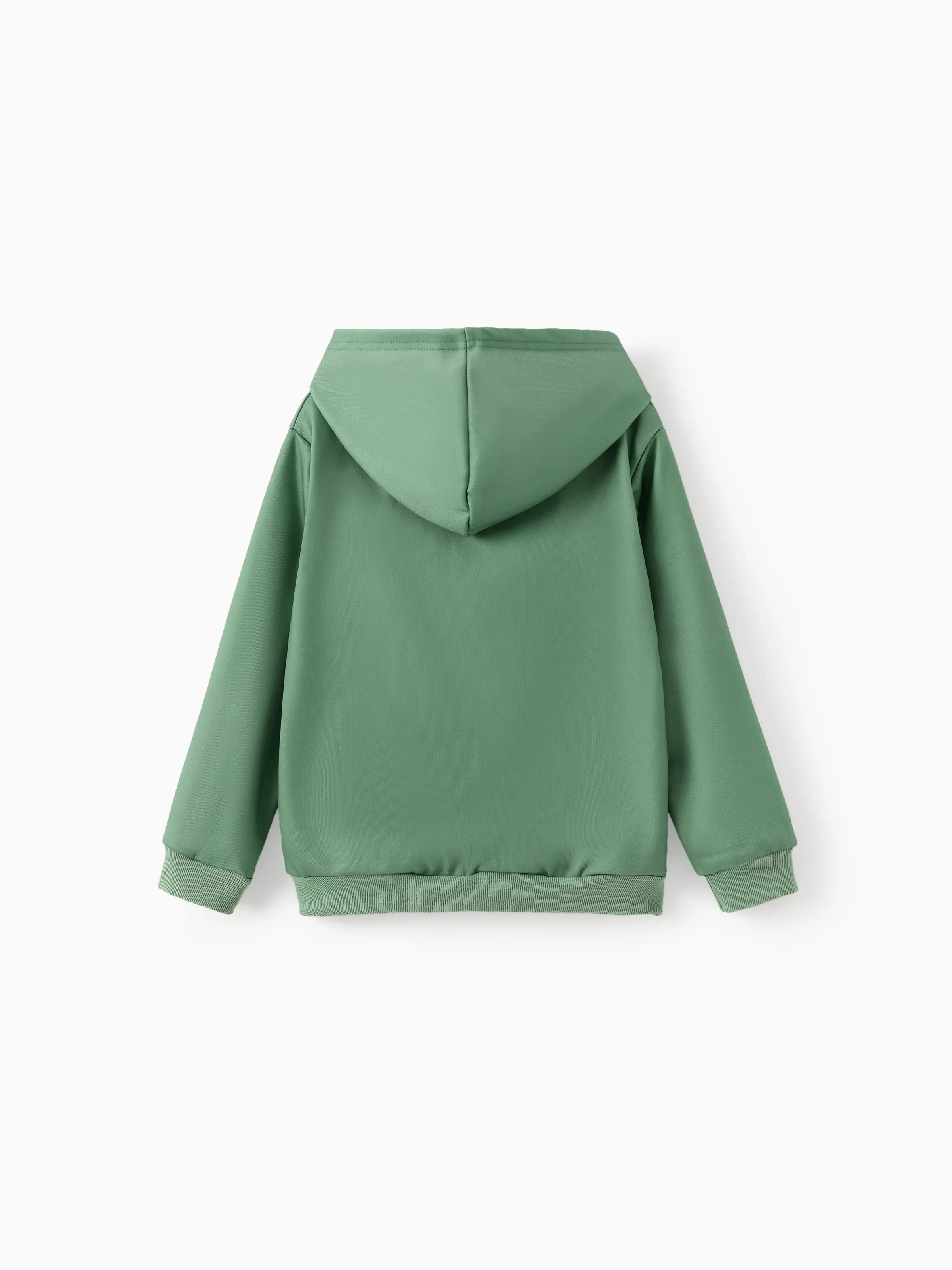 Star Wars Toddler/Kids Boy Grogu Knit Fabric Zip-up Hoodie Jacket Green - Image 3