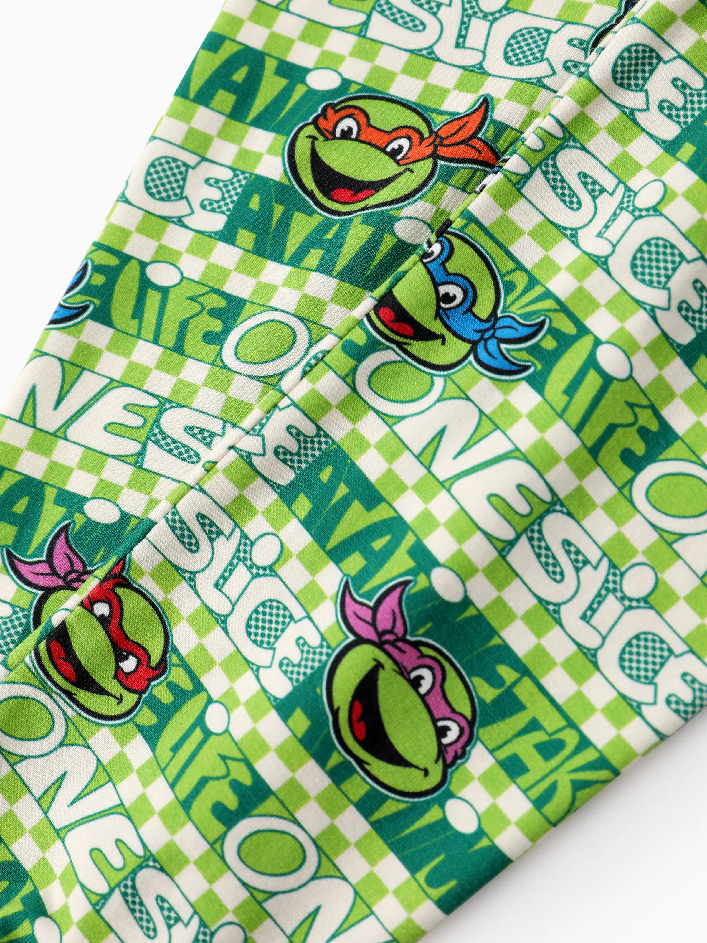 Teenage Mutant Ninja Turtle Toddler/Kid Boy 2pcs Bamboo Snug-Fitting Pajama Set Apricot - Image 8