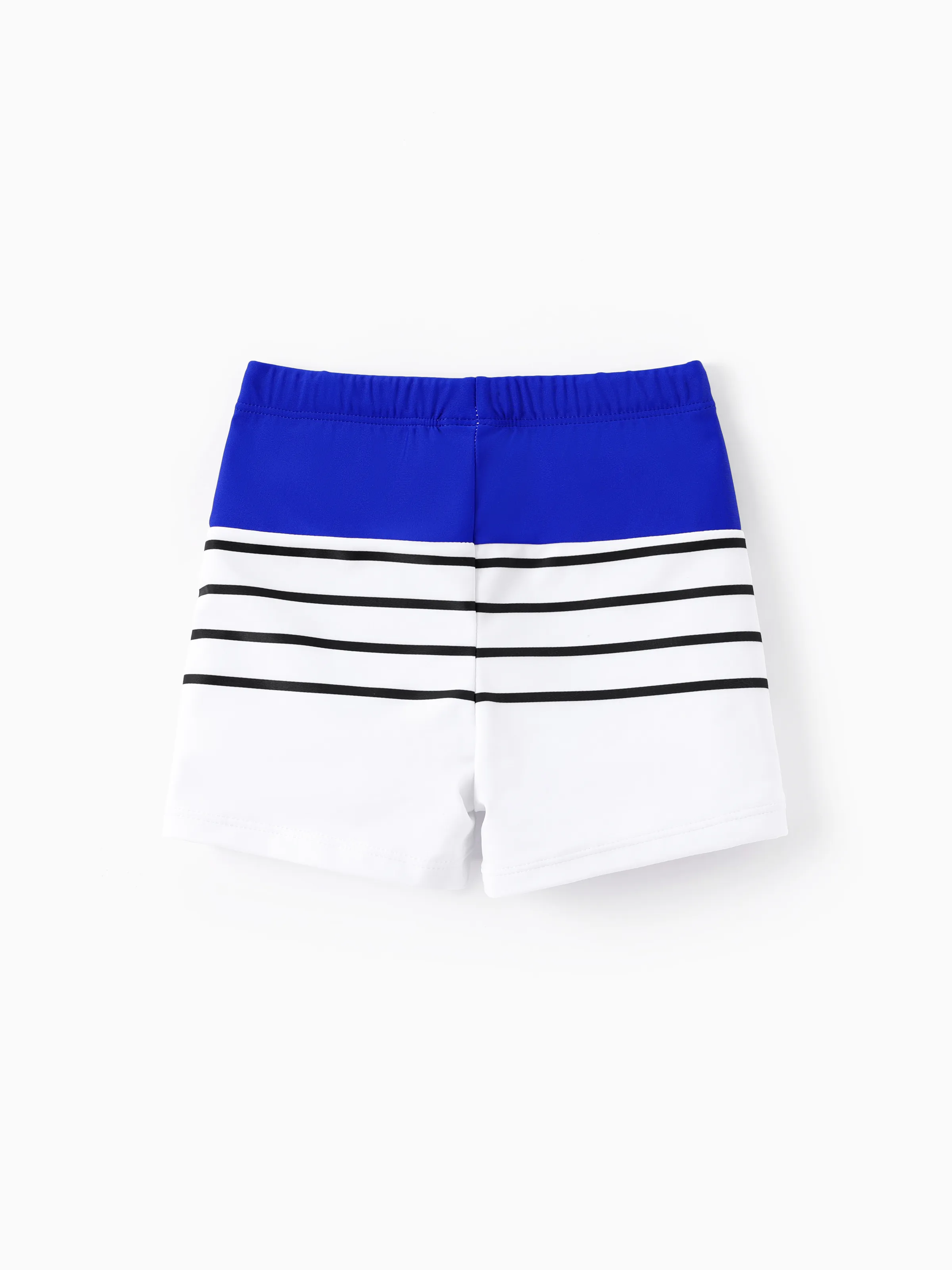 Toddler Boy Blue Drawstring Swim Trunks Blue - Image 3