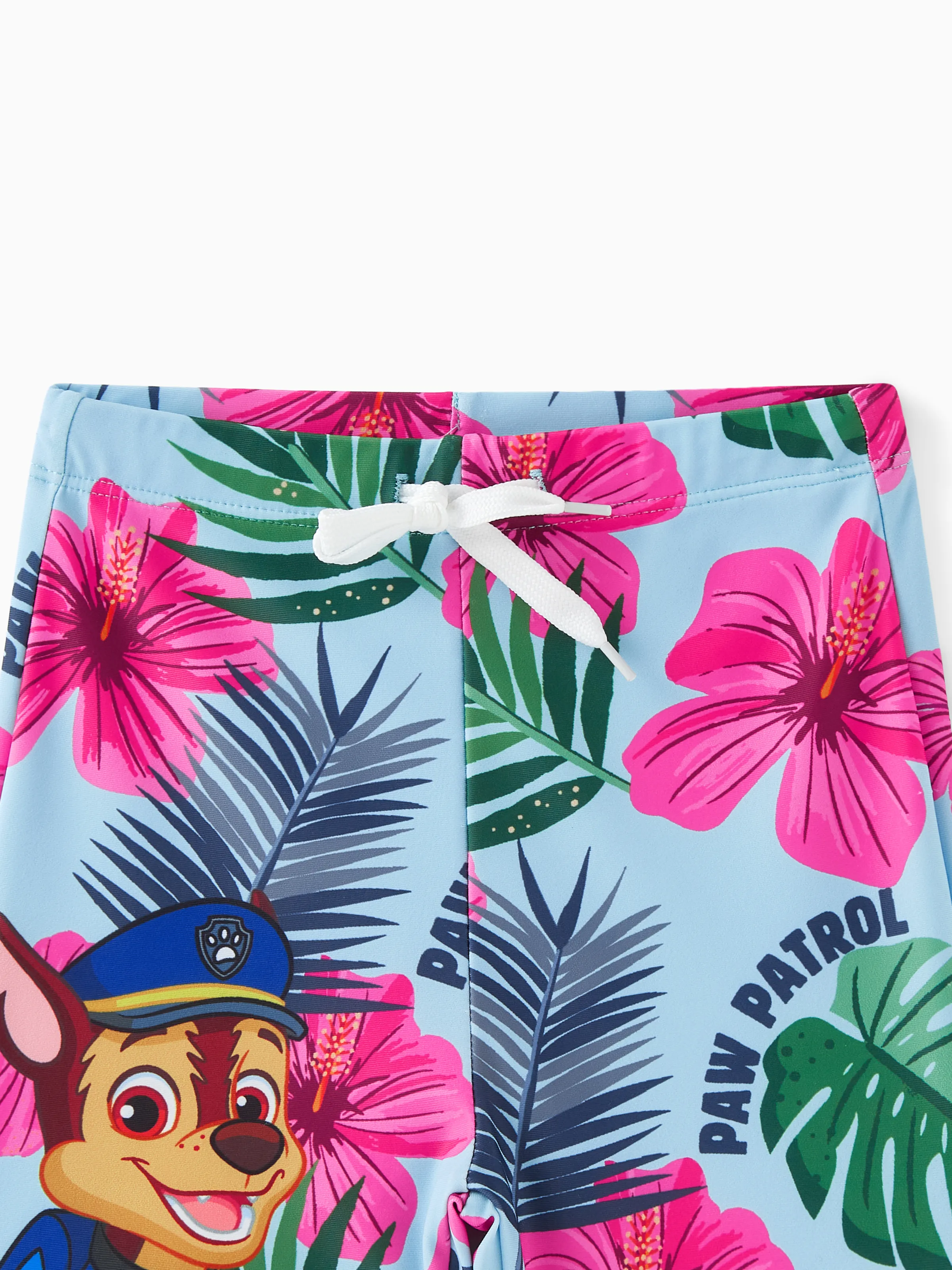 Toddler Boy PAW Patrol Large Flower All-over Print Swim Trunks Roseo - Image 4