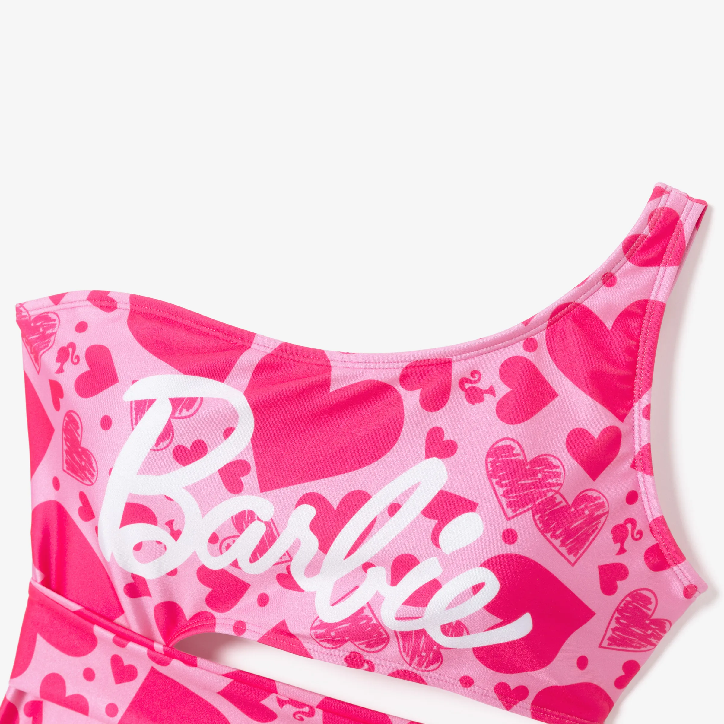 Toddler Girl Barbie Girls Heart-shaped Swimwear Roseo - Image 6
