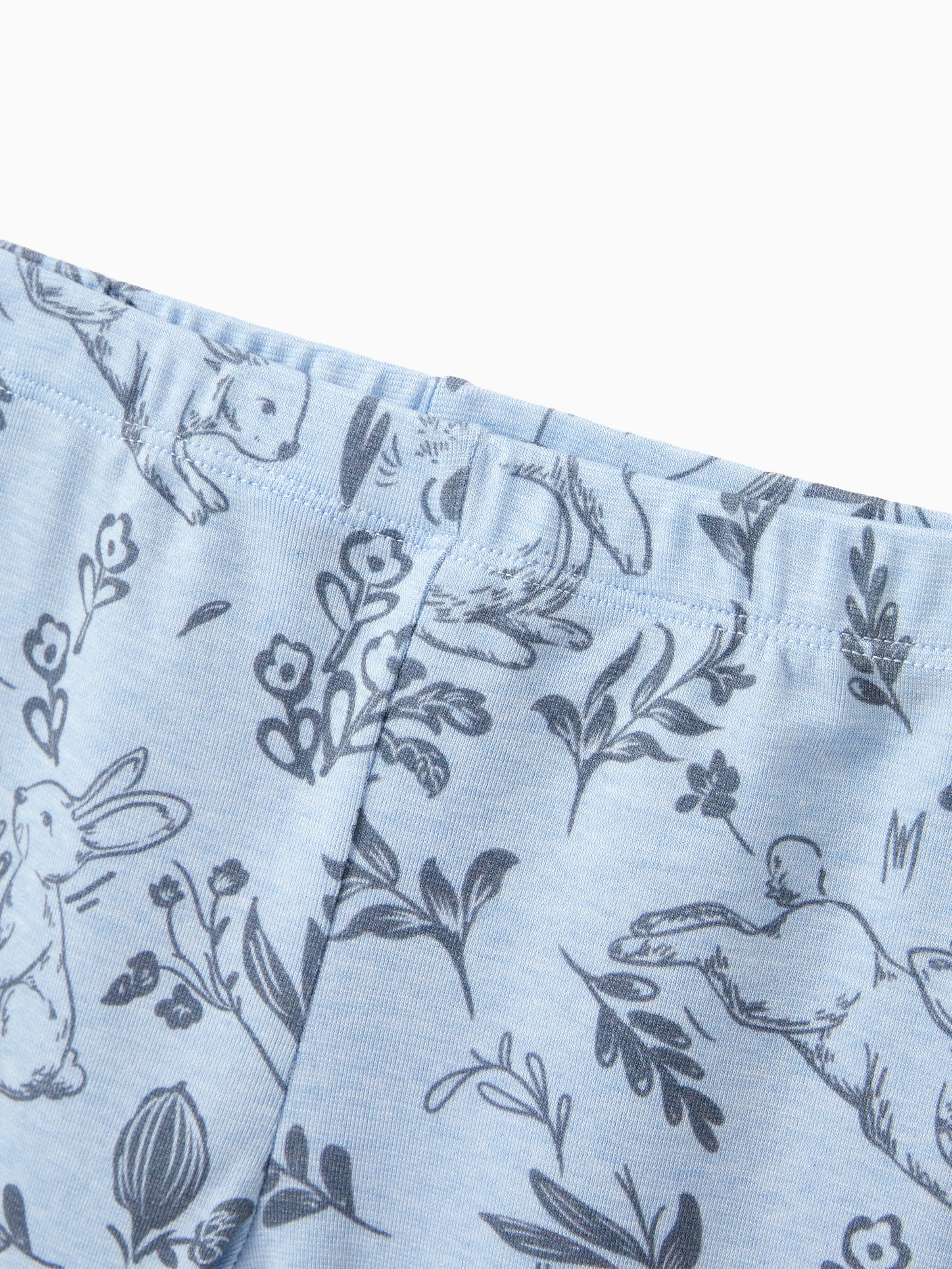 Toddler / Kids 2-piece Pajamas With Animal Print ( Snug-Fitting ) Blue - Image 11