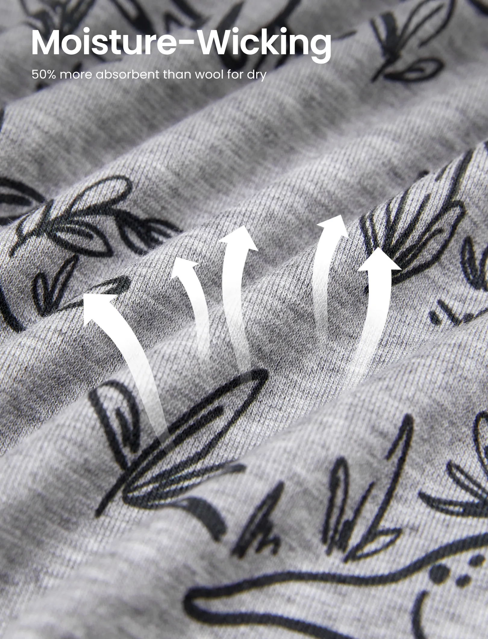 Toddler / Kids 2-piece Pajamas With Animal Print ( Snug-Fitting ) Grey - Image 5