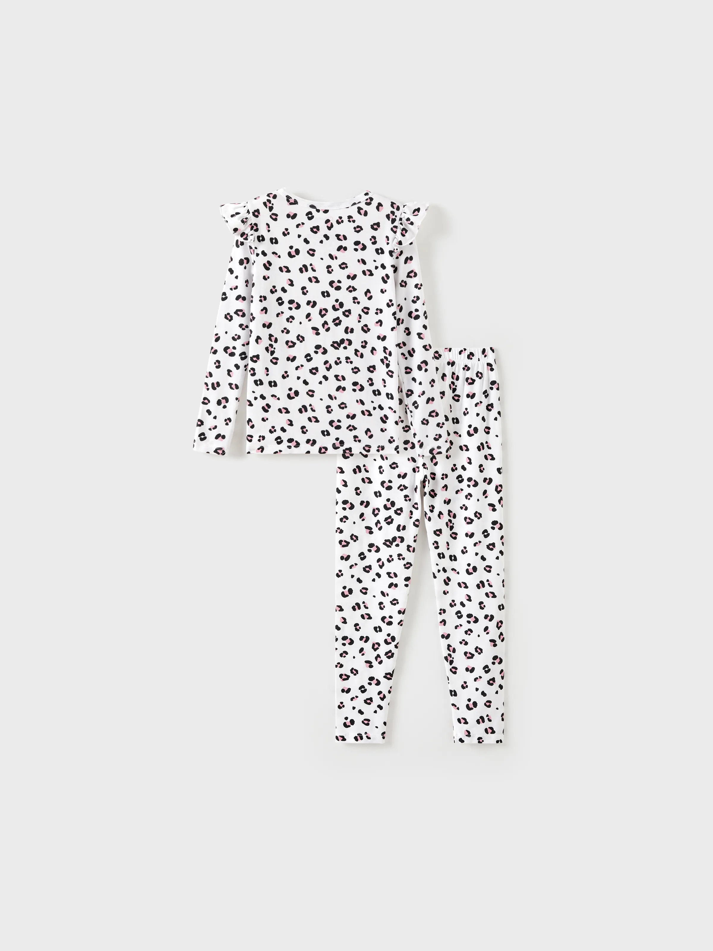 Toddler / Kids Halloween Pajamas With Childlike Print (1-Piece Snug-Fitting ) Apricot - Image 7