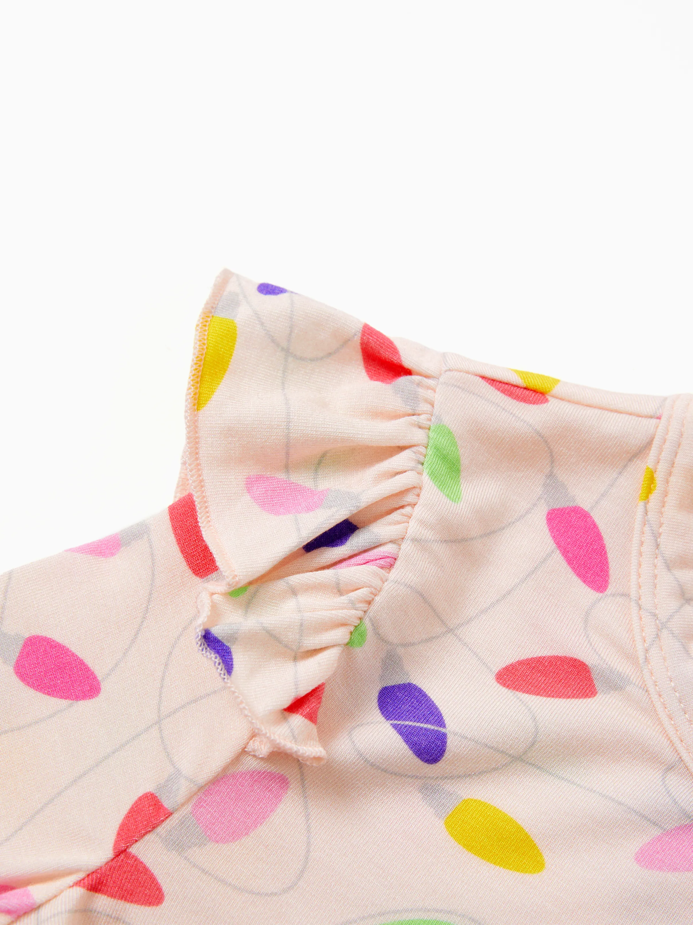 Toddler / Kids Halloween Pajamas With Childlike Print (1-Piece Snug-Fitting ) Multi-color - Image 9