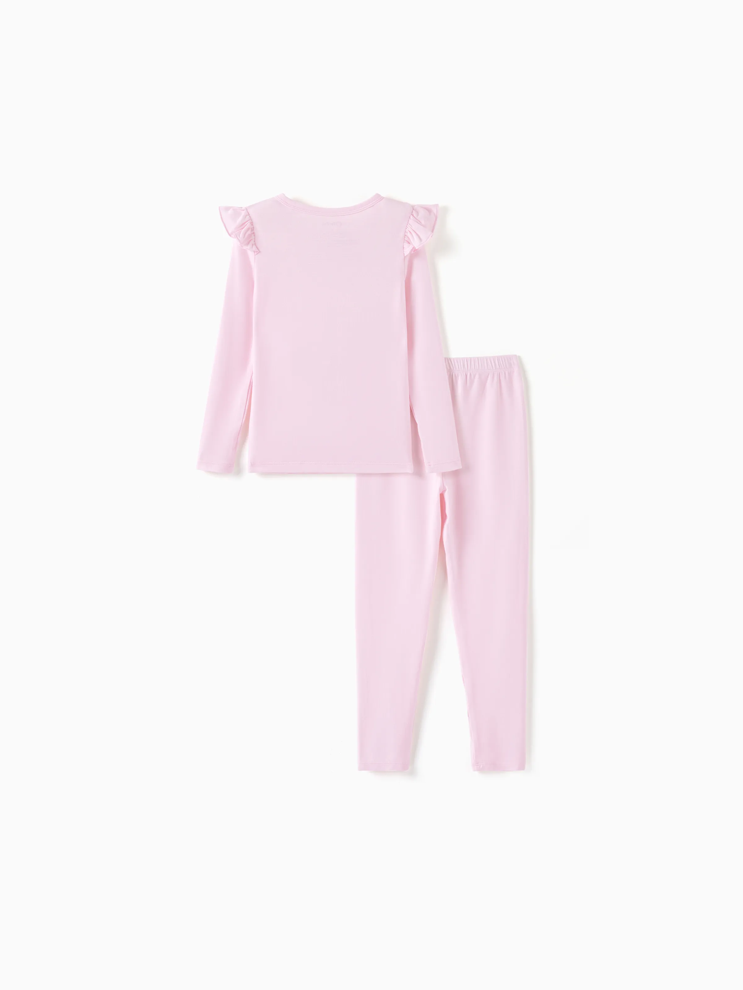 Toddler / Kids Halloween Pajamas With Childlike Print (1-Piece Snug-Fitting ) Pink - Image 7