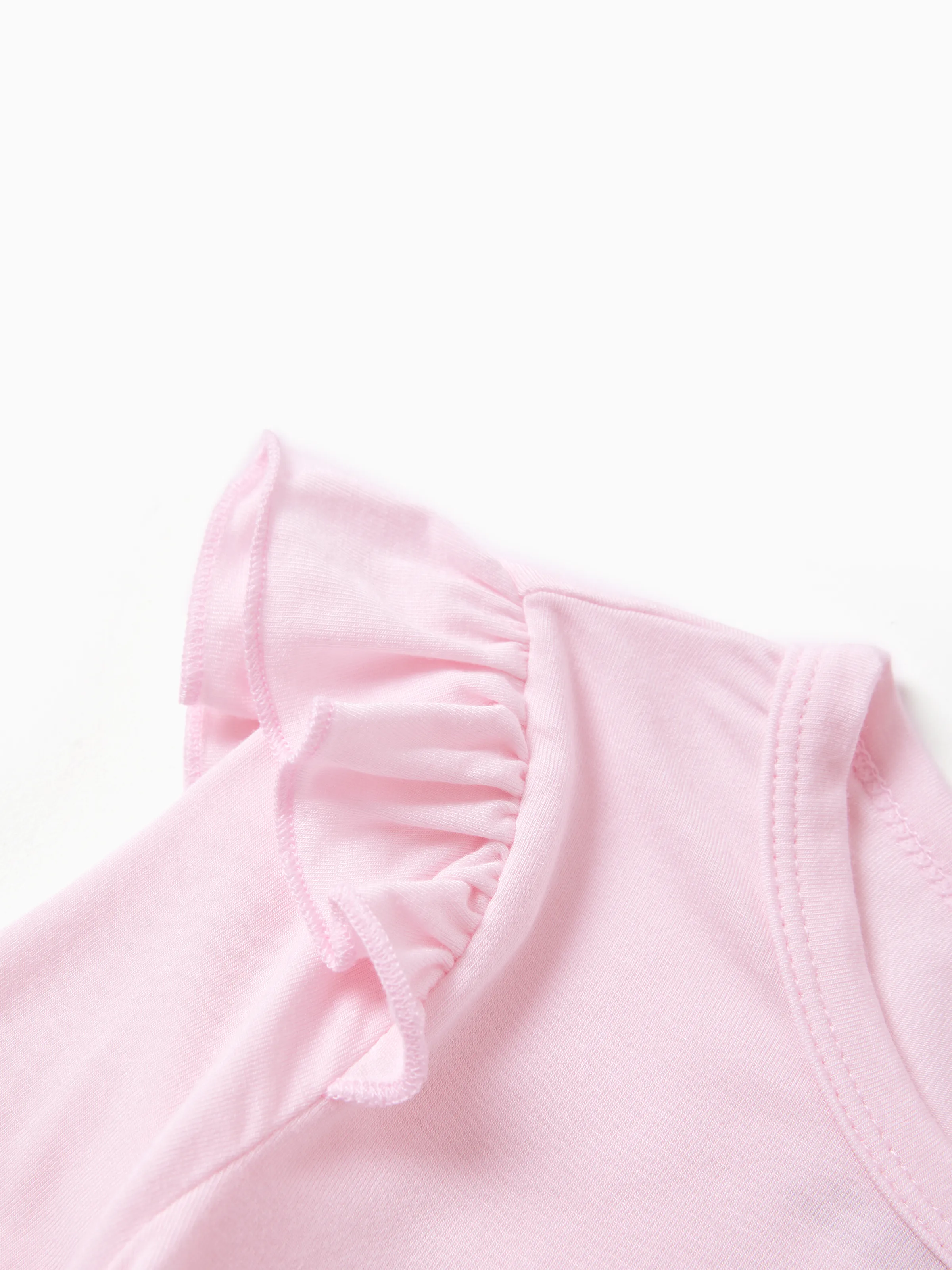 Toddler / Kids Halloween Pajamas With Childlike Print (1-Piece Snug-Fitting ) Pink - Image 9