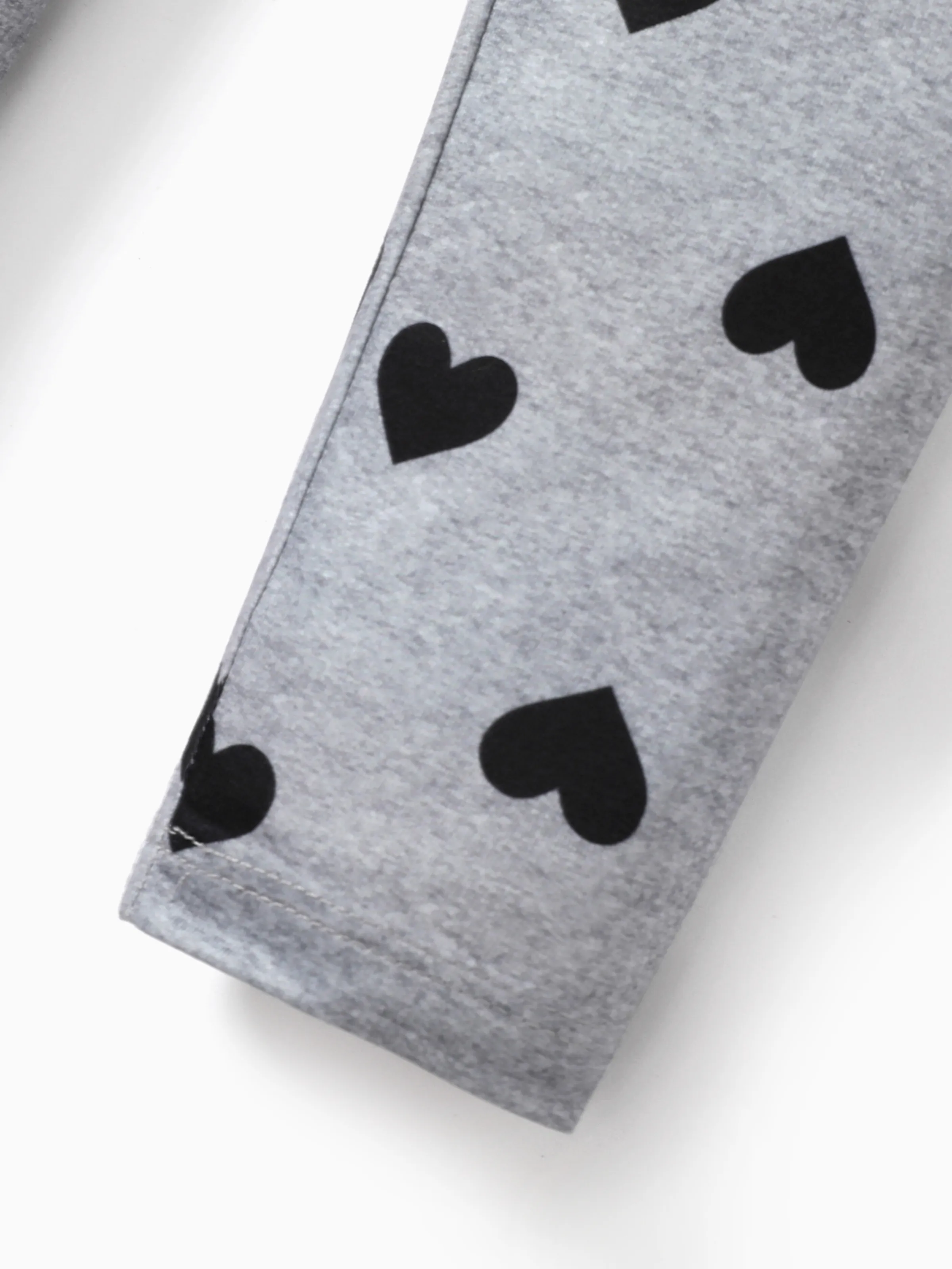 Toddler/Kid Girl Elasticized Leggings Flecked Grey - Image 3