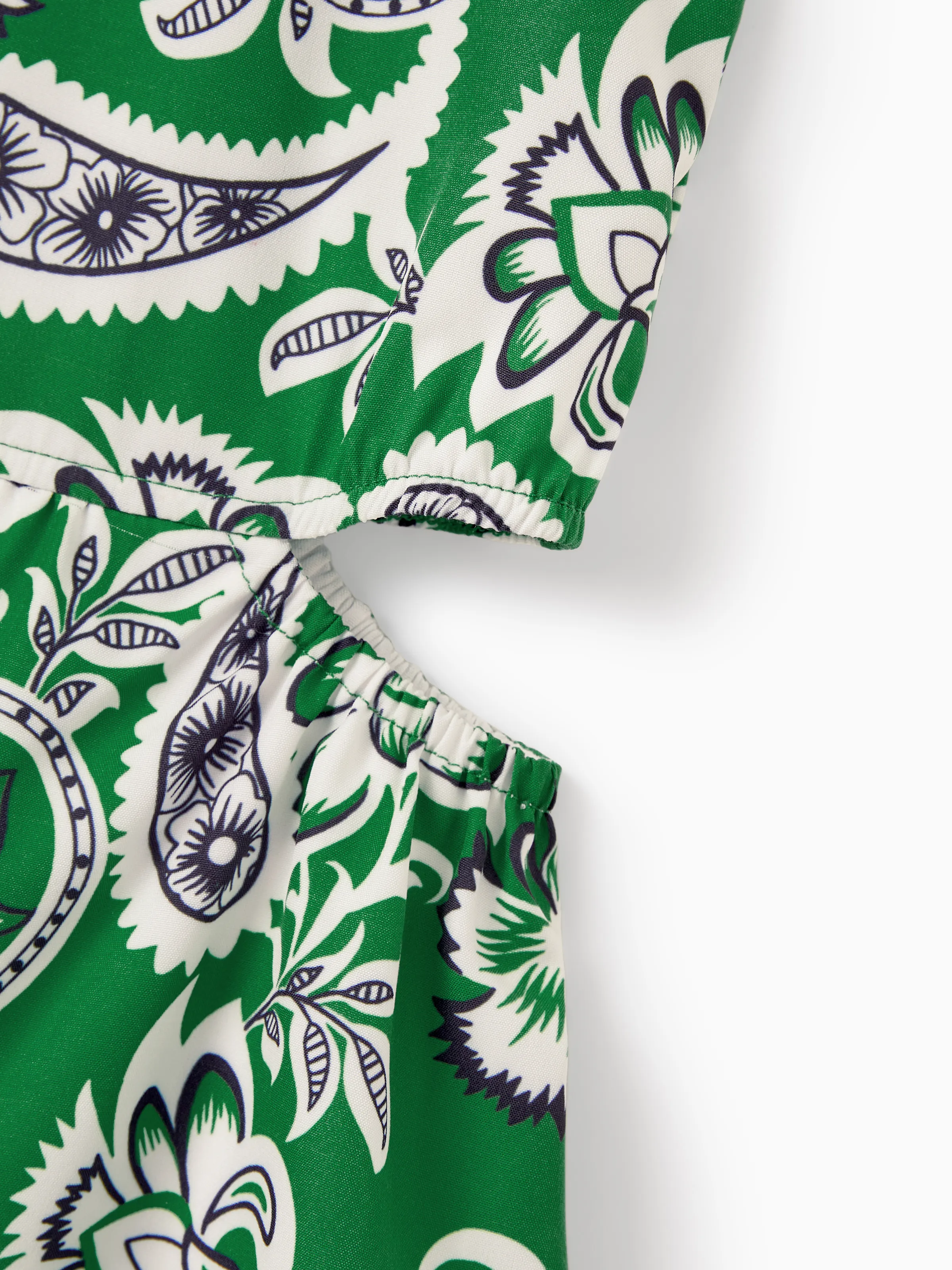 Toddler/Kid Girl Strappy Smocked  Dress for Summer Vacation  Green - Image 8