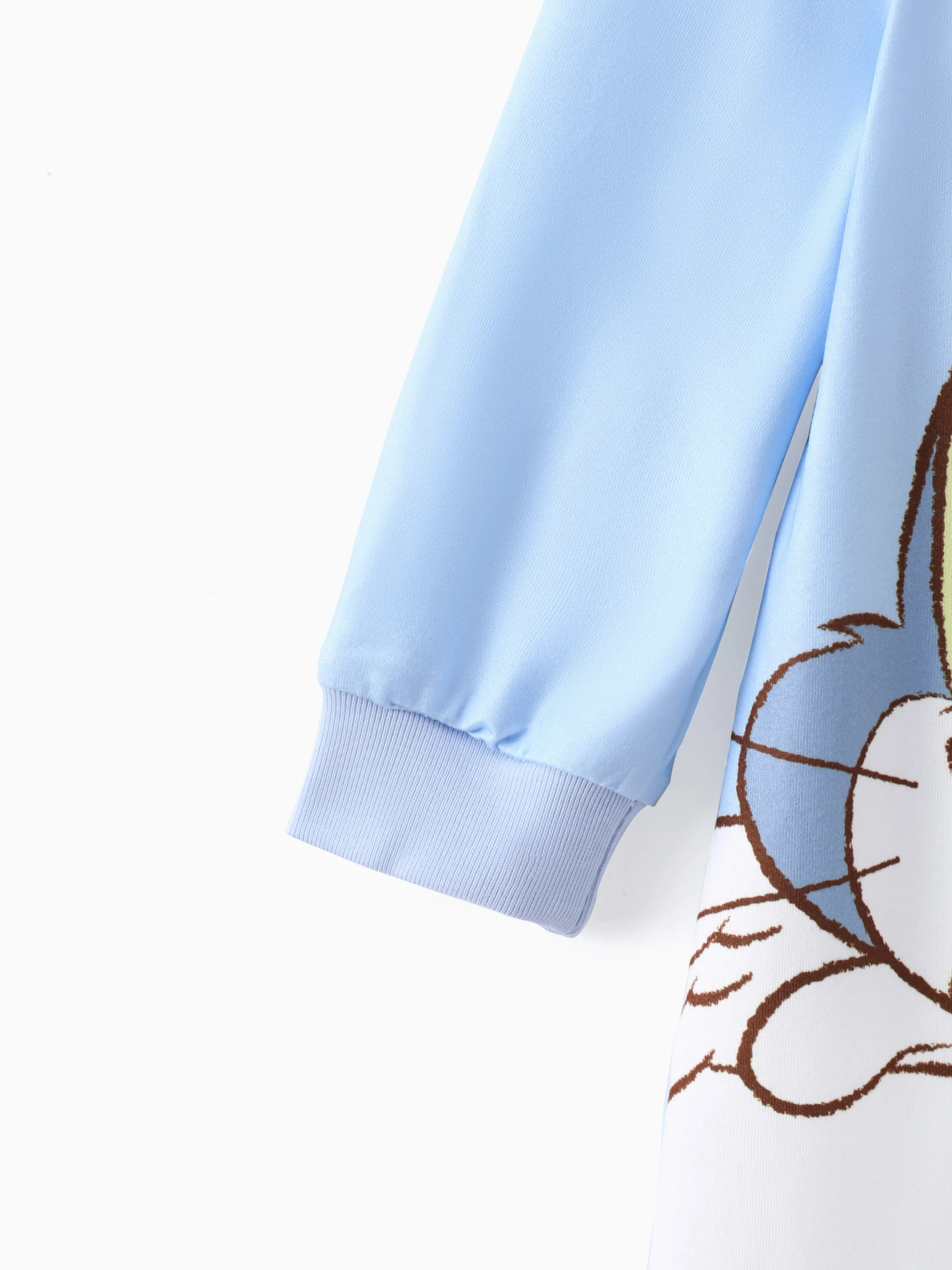 Tom and Jerry Baby Boy/Girl Cute Pattern Print Jumpsuit Blue - Image 5