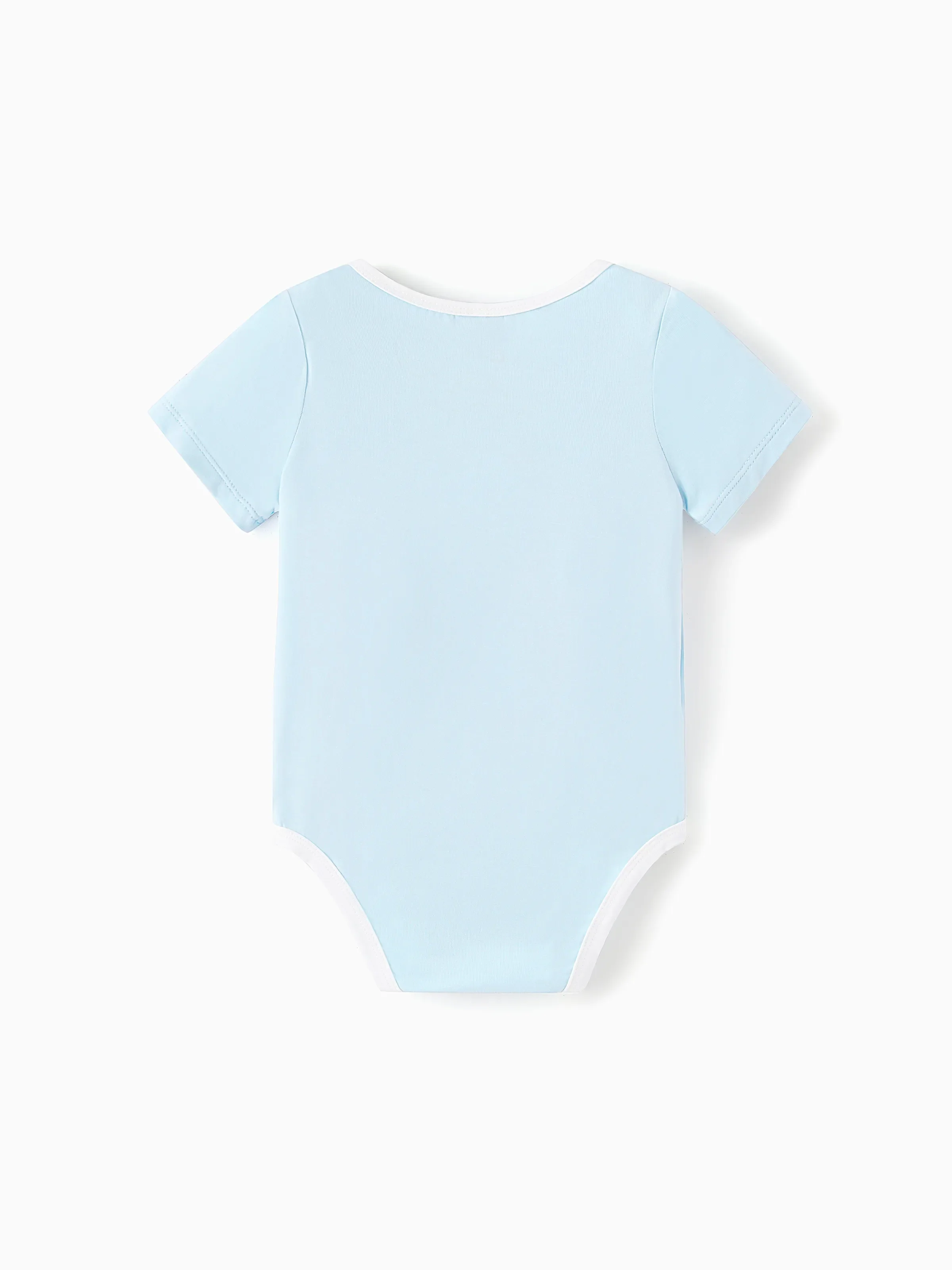Toy Story Bamboo Baby Boy Buzz Lightyear Printed  Bodysuit  Color block - Image 16