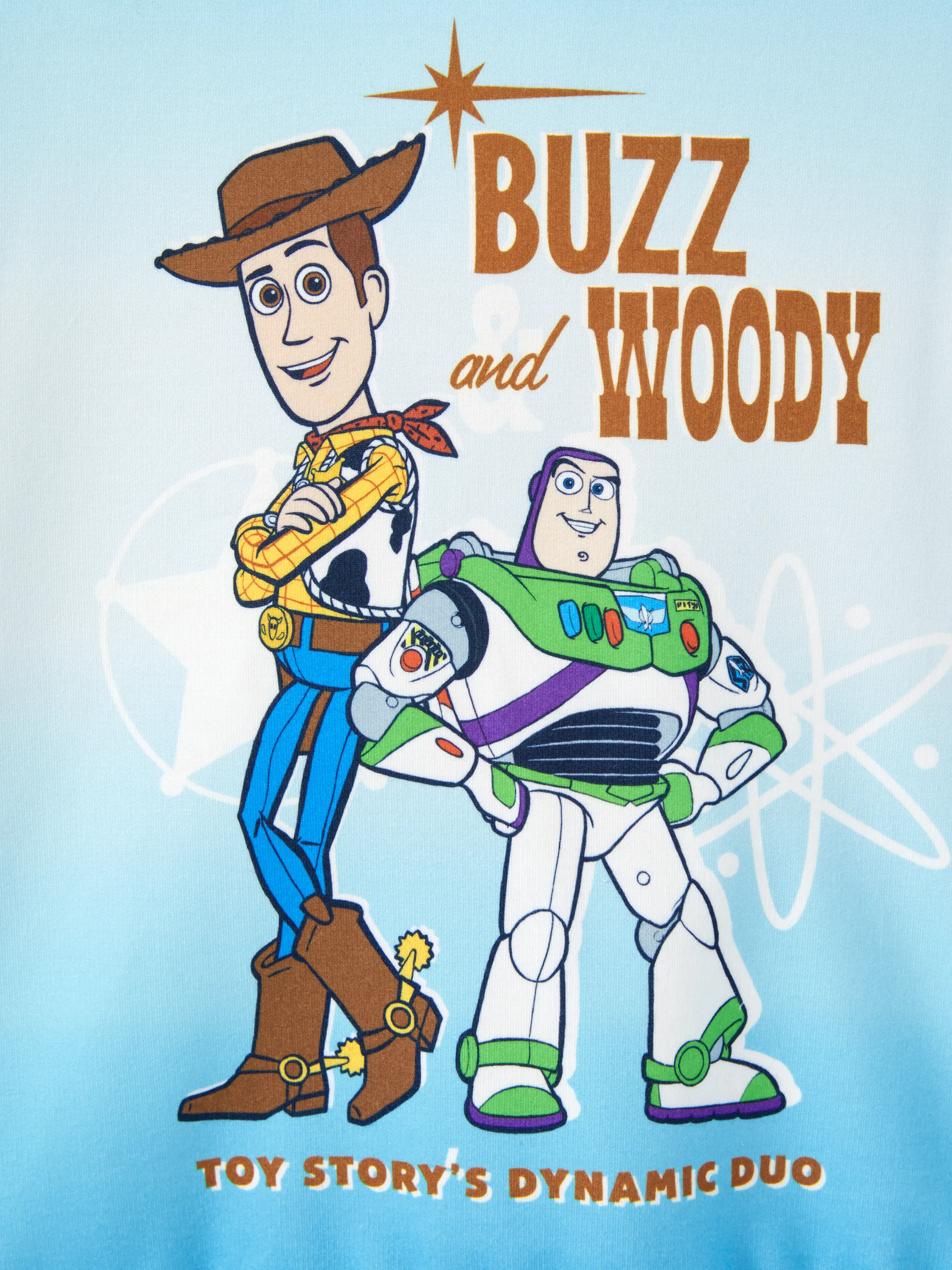 Toy Story Buzz Toddler/Kids Boy Buzz Lightyear/Woody Hooded Ribbed Cuffs Hoodie Blue - Image 2