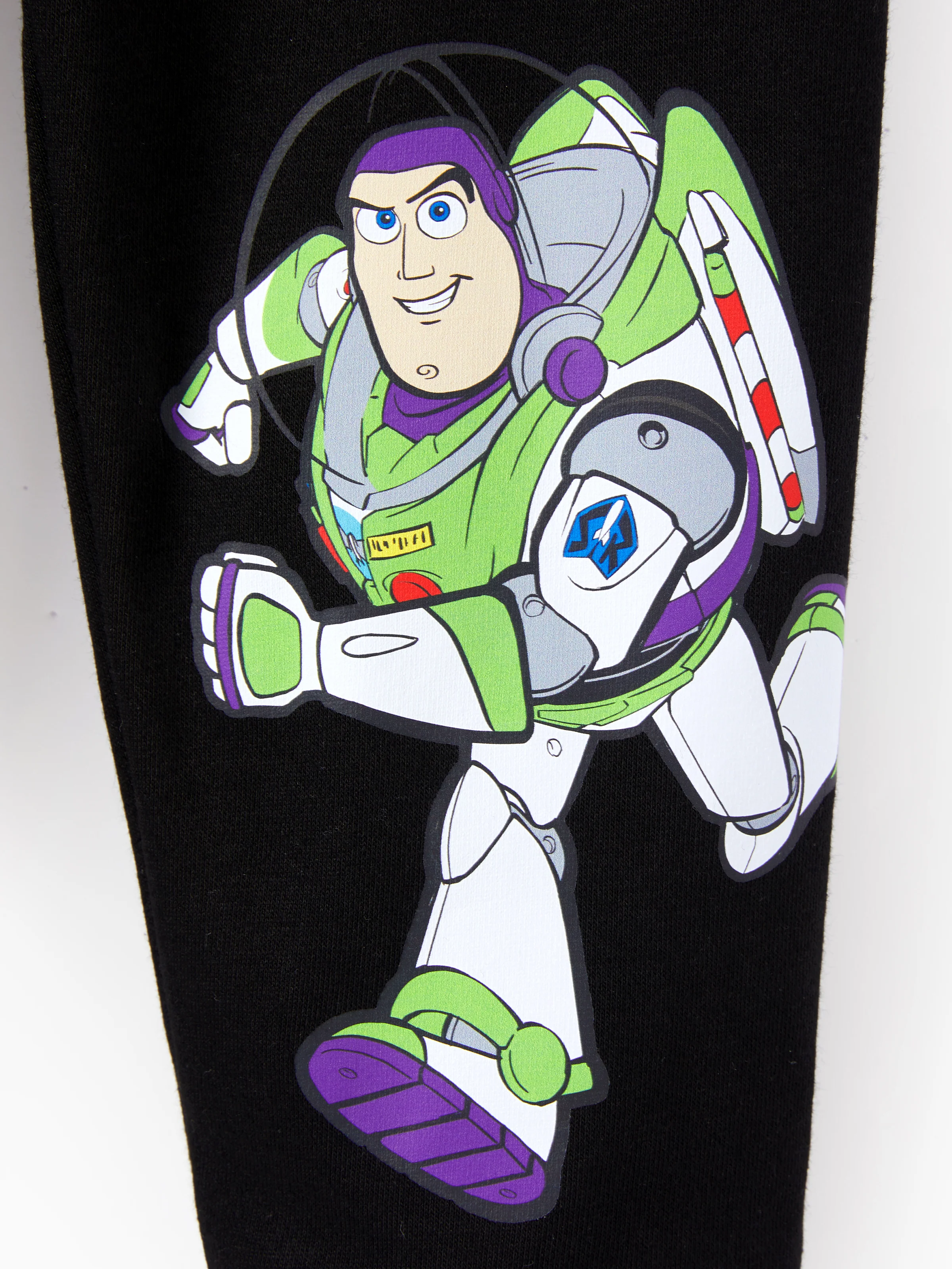 Toy Story Toddler Boy Buzz Lightyear 2pcs Ribbed Cuffs Hooded Sweatshirt and Sweatpants Set White - Image 2