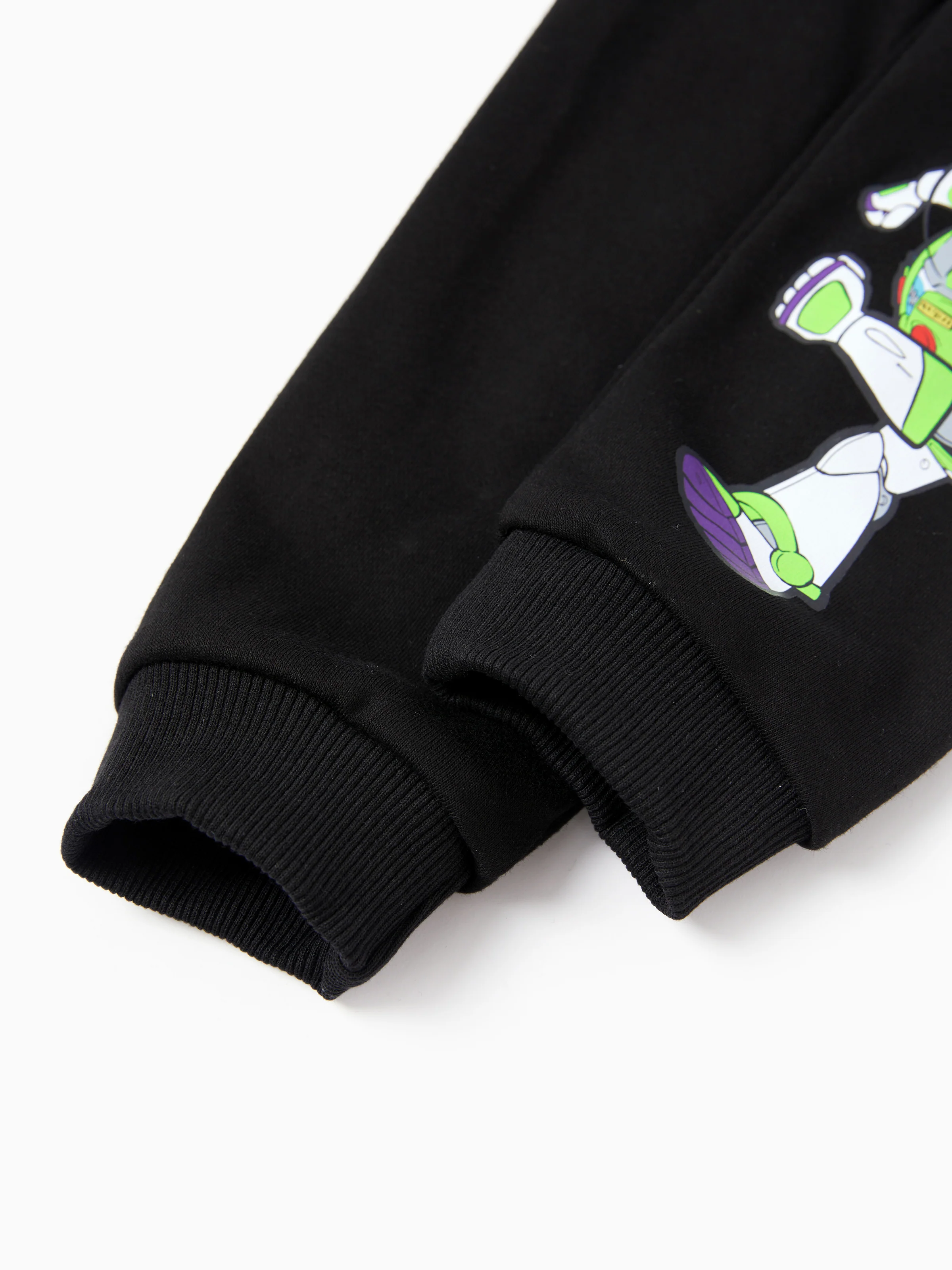 Toy Story Toddler Boy Buzz Lightyear 2pcs Ribbed Cuffs Hooded Sweatshirt and Sweatpants Set White - Image 8