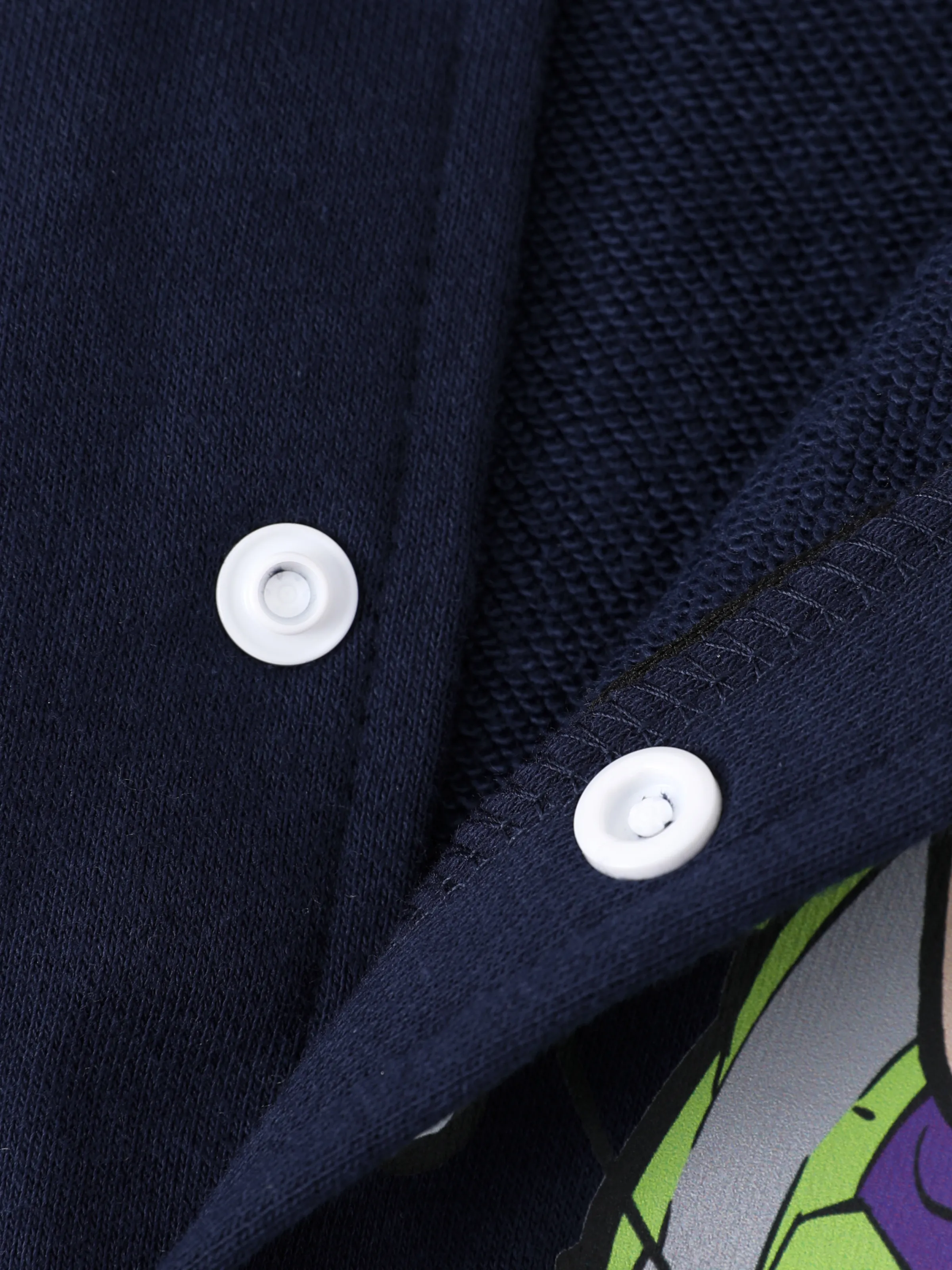 Toy Story Toddler Boy Buzz Lightyear Snap Button Colorblock Bomber Jacket Deep Blue - Image 9